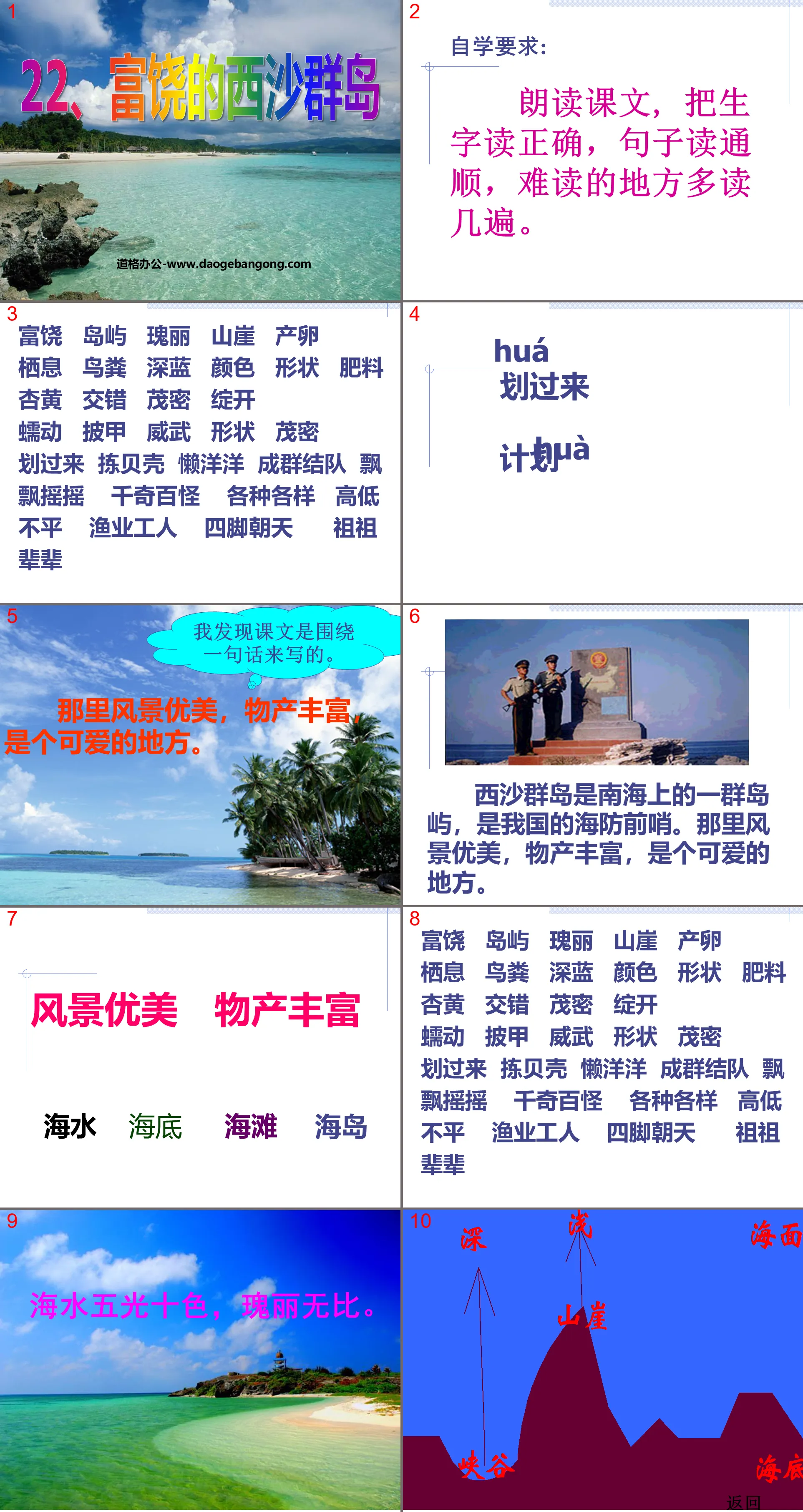 《富饒的西沙群島》PPT教科書3