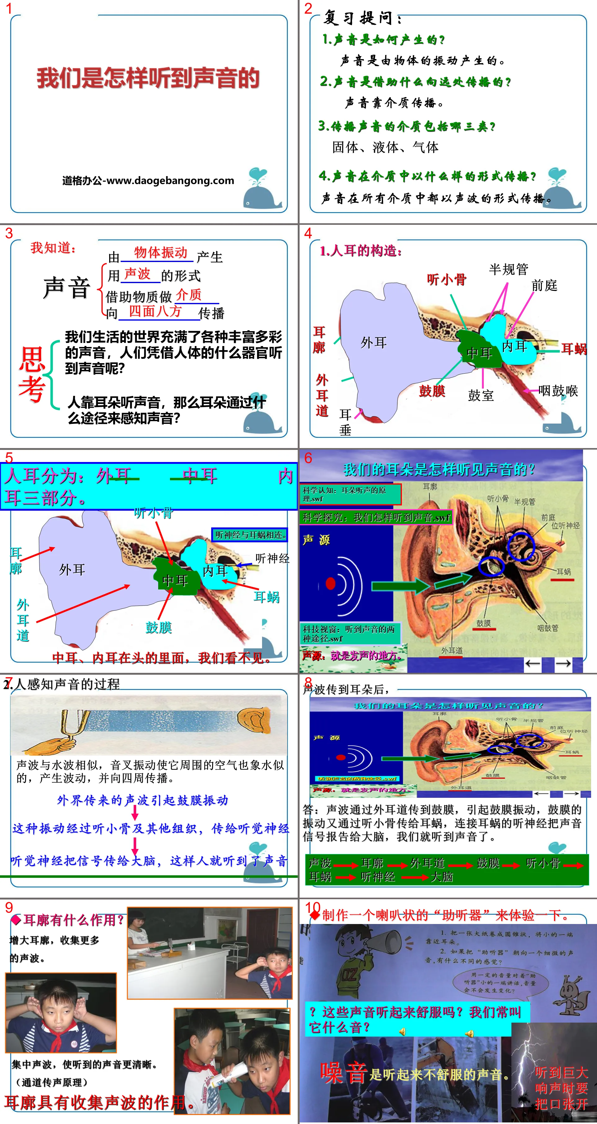 《我們怎麼聽到聲音》各種各樣的聲音PPT課件2