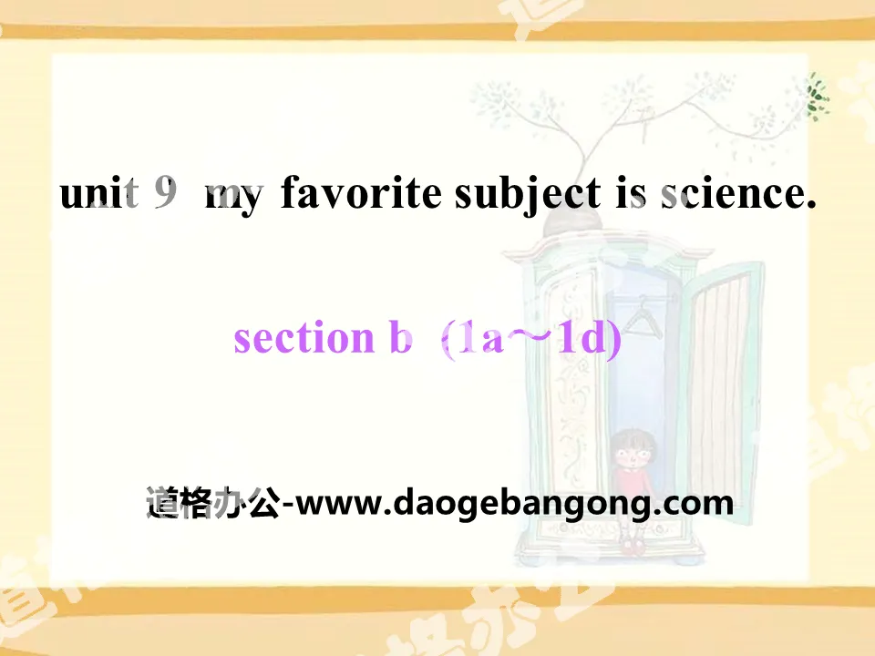 《My favorite subject is science》PPT课件15
