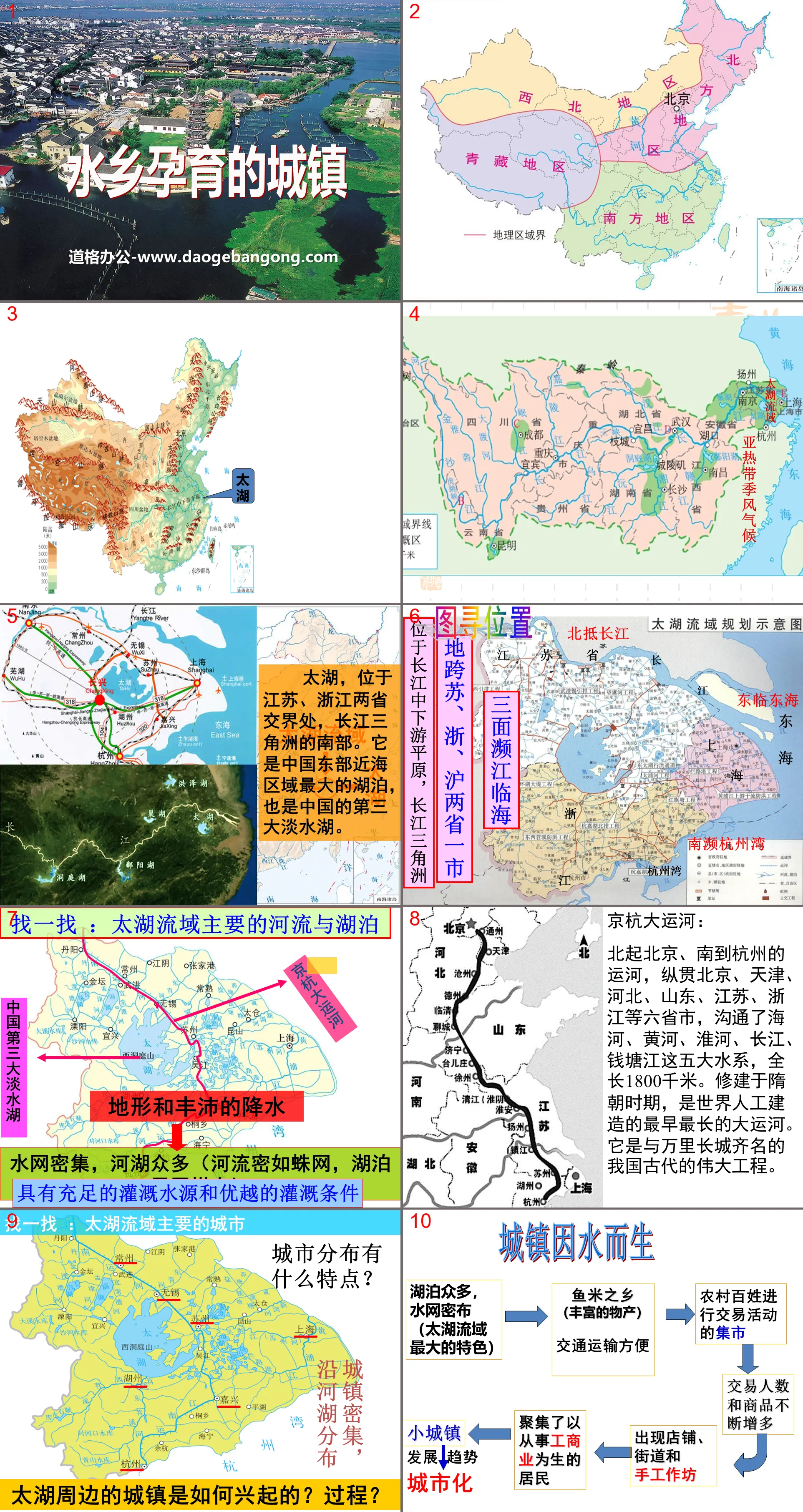 《水鄉孕育的城鎮》一方水土養一方人PPT課程