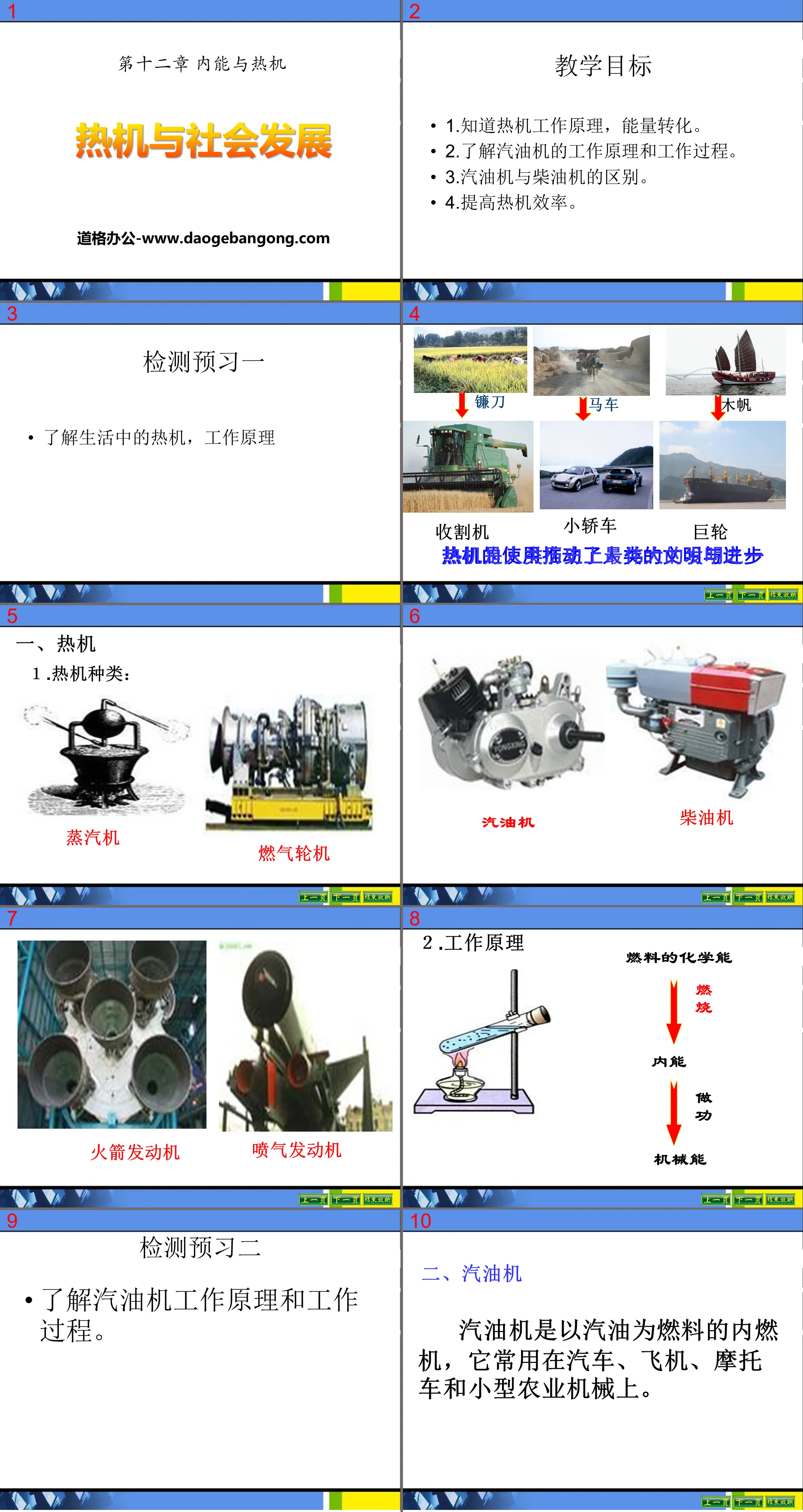 《热机与社会发展》内能与热机PPT课件3