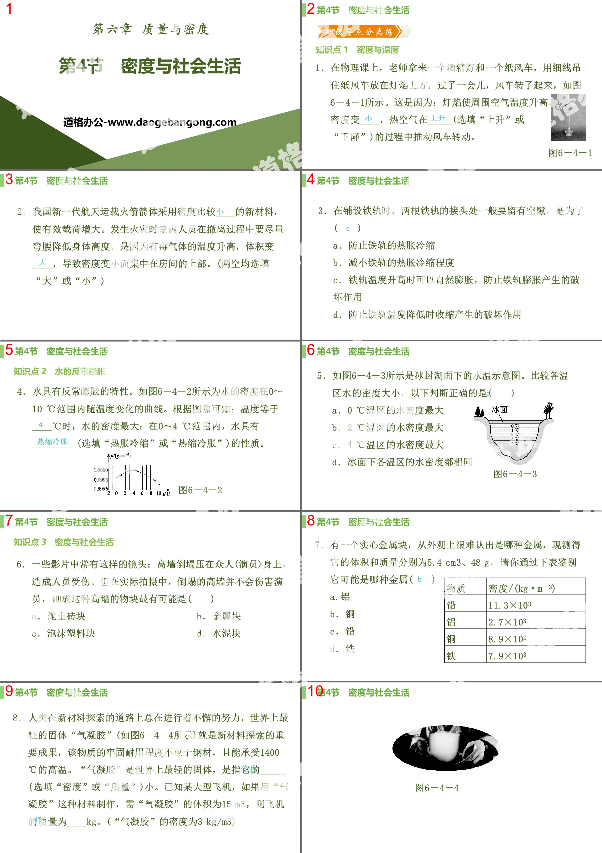 《密度與社會生活》品質與密度PPT課程下載