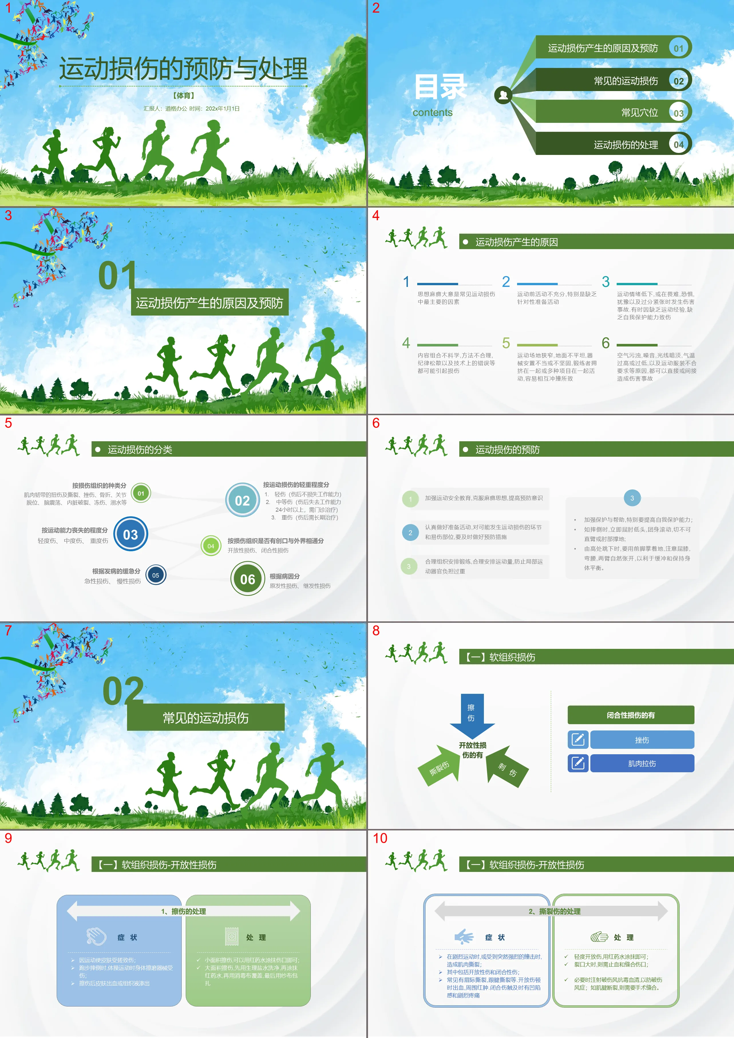 运动损伤的预防与处理PPT下载