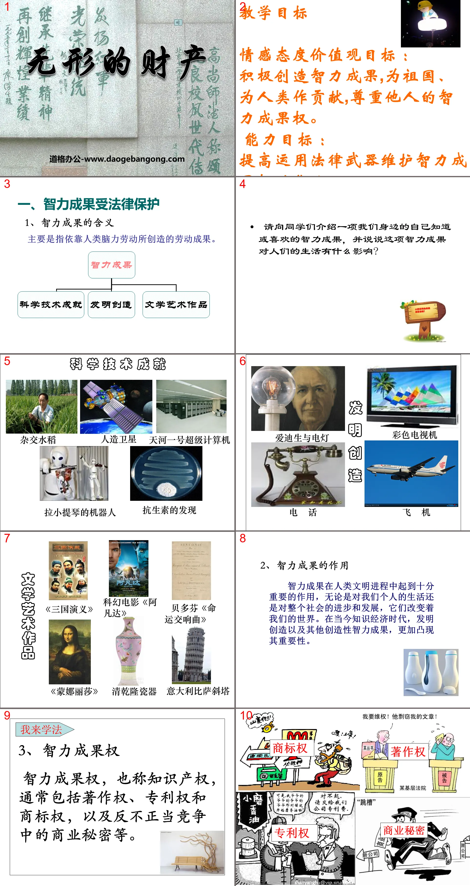 《无形的财产》拥有财产的权利PPT课件2
