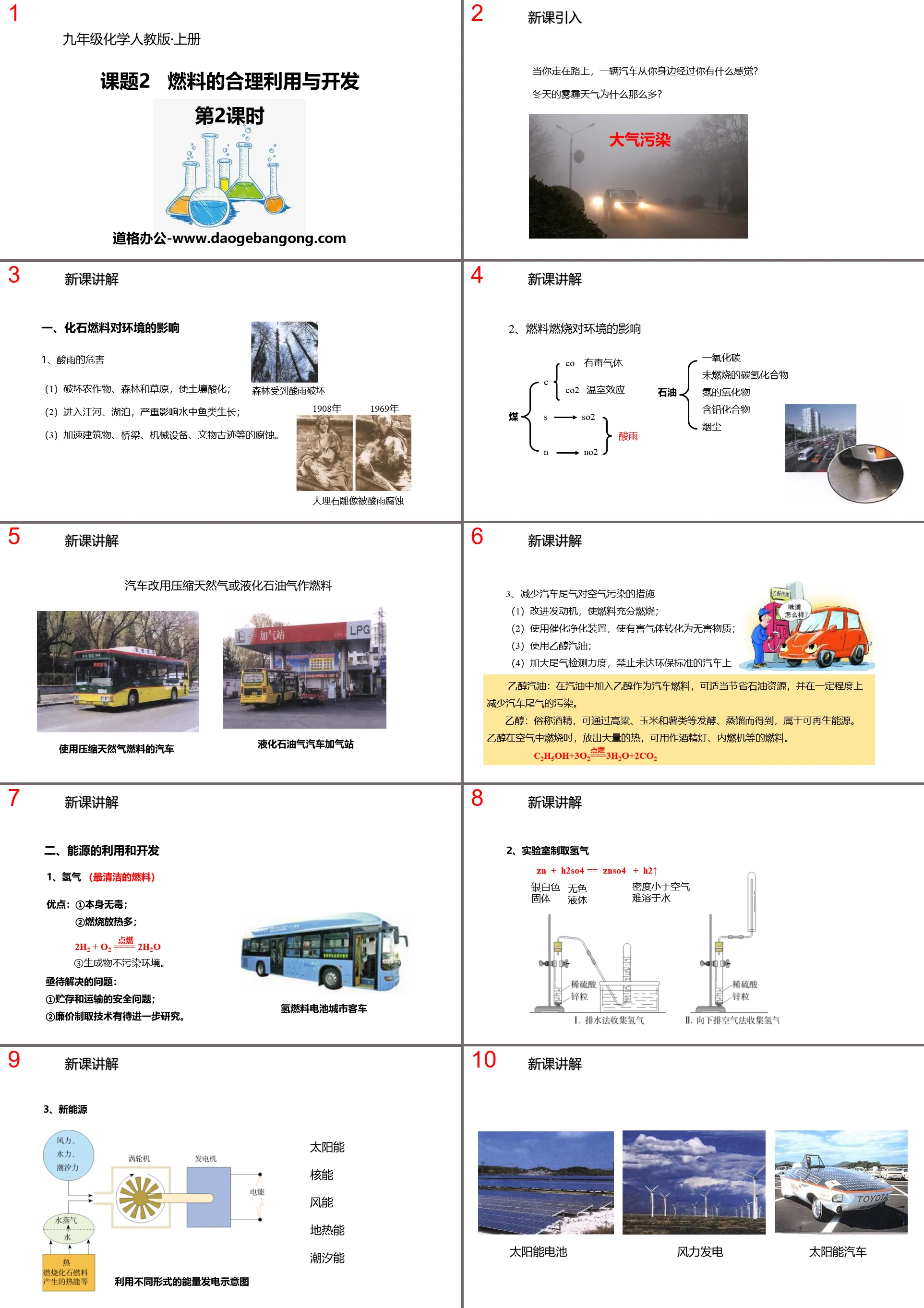 "Rational Utilization and Development of Fuels" Fuel and its Utilization PPT Courseware (Lesson 2)