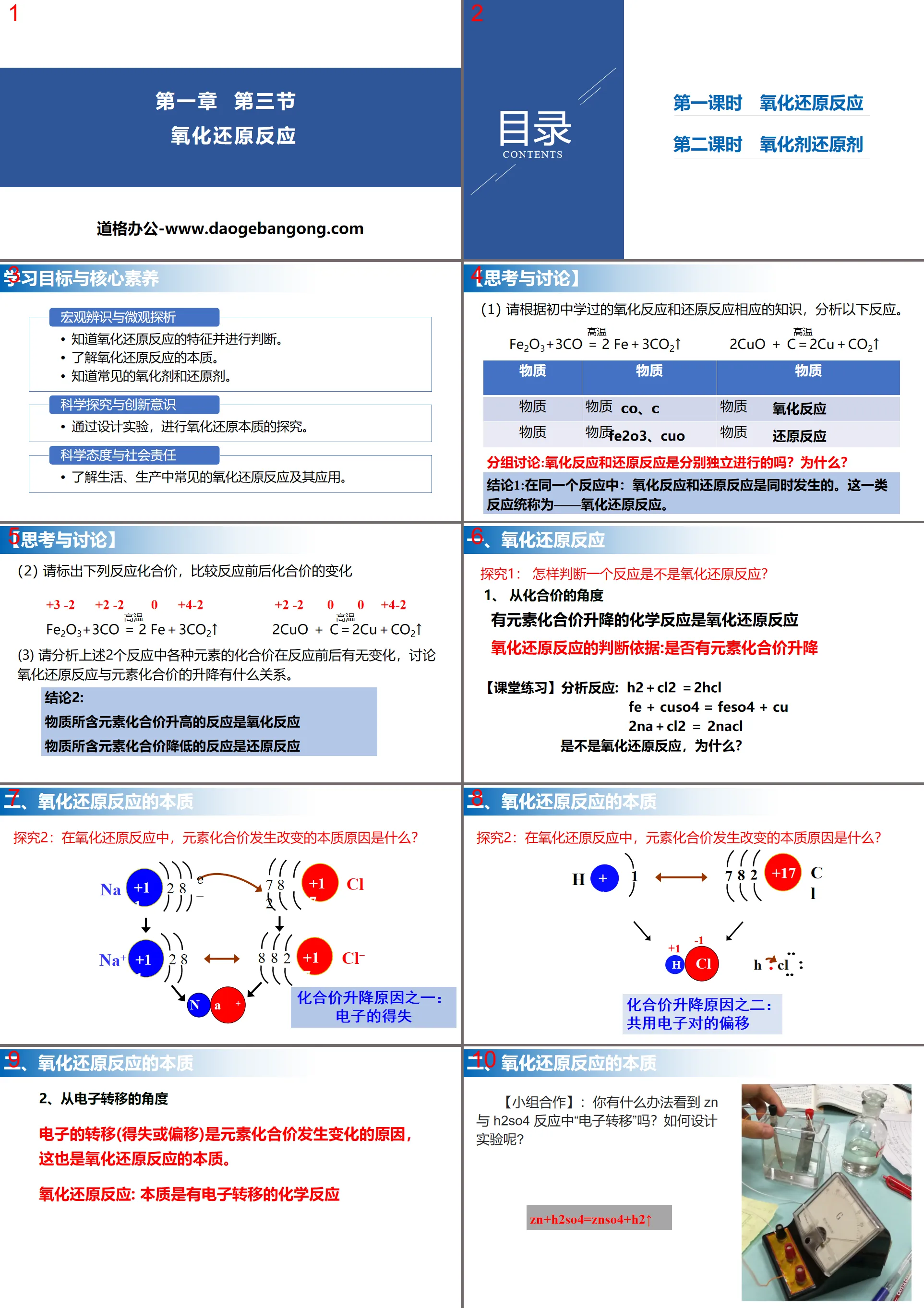 《氧化还原反应》PPT下载
