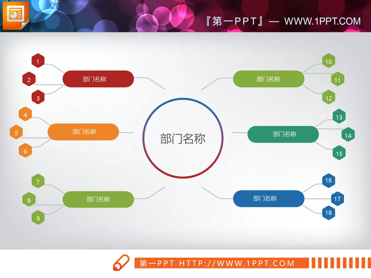 14张企业公司组织结构图PPT图表