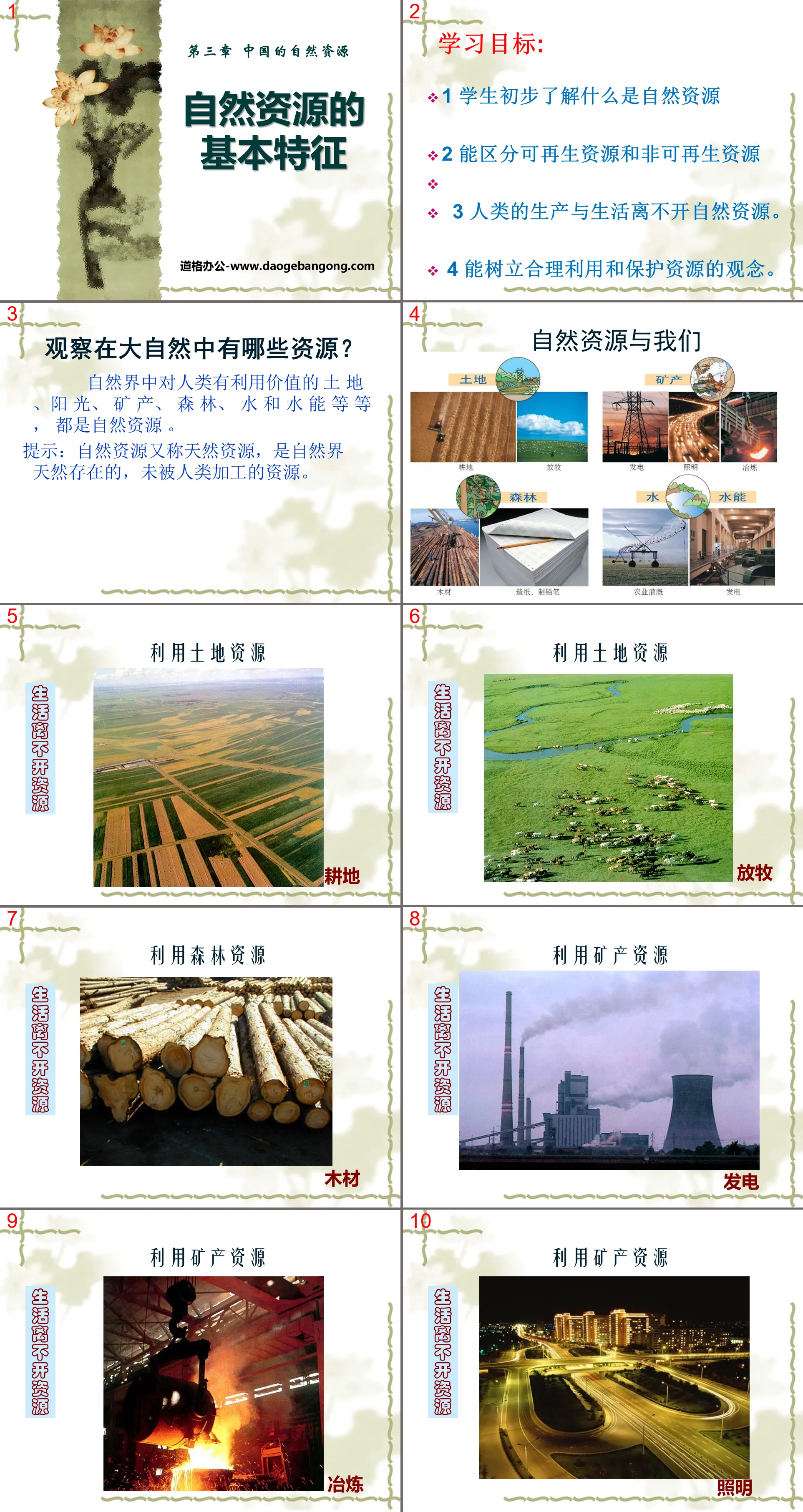 《自然資源的基本特徵》中國的自然資源PPT課件4