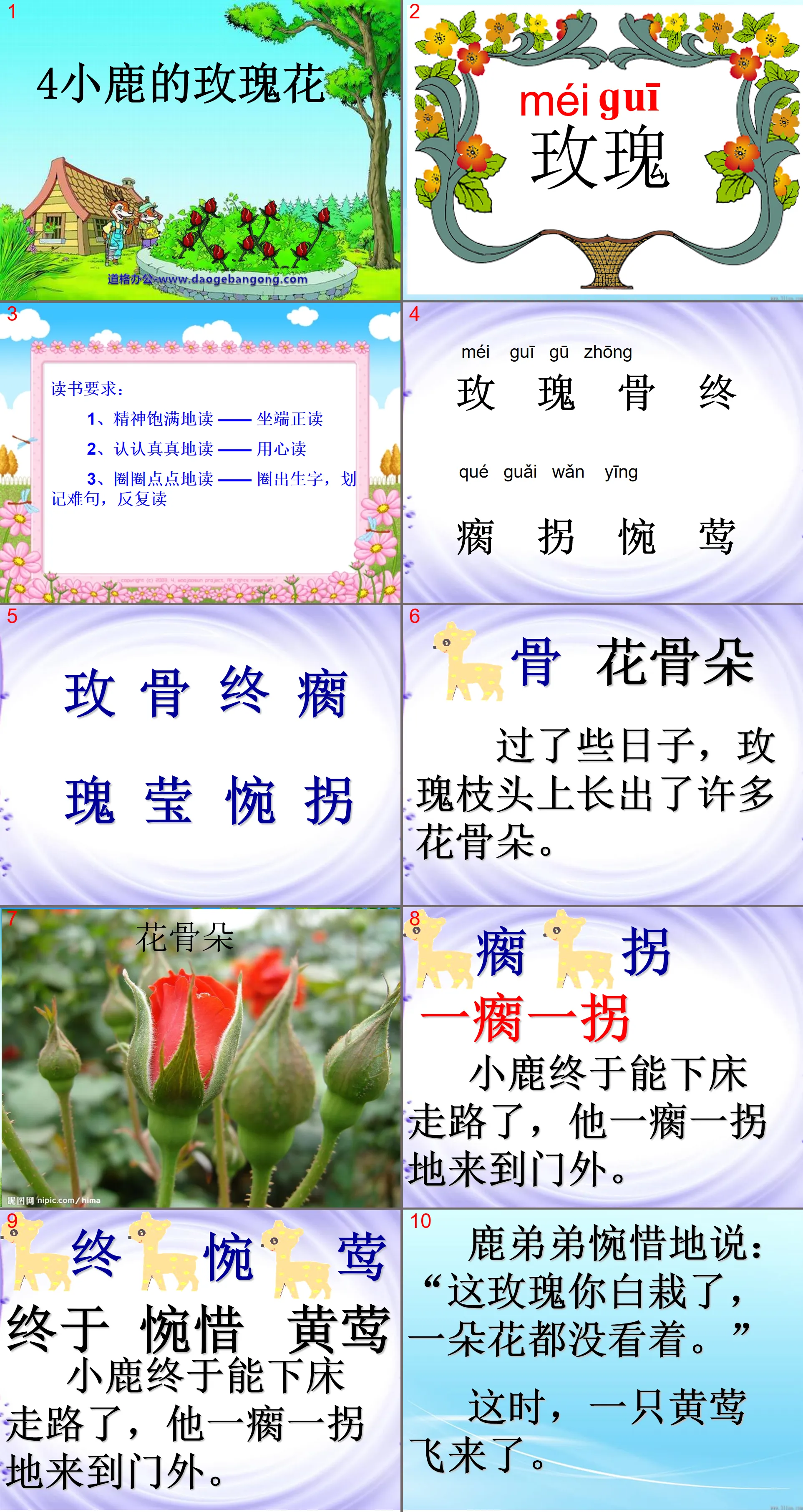 《小鹿的玫瑰花》PPT課程7