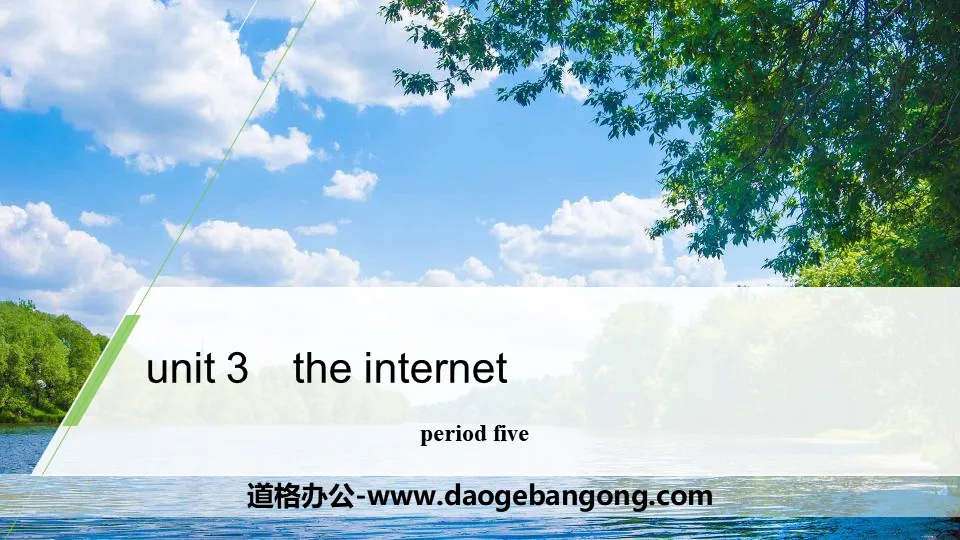 《The Internet》Period Five PPT