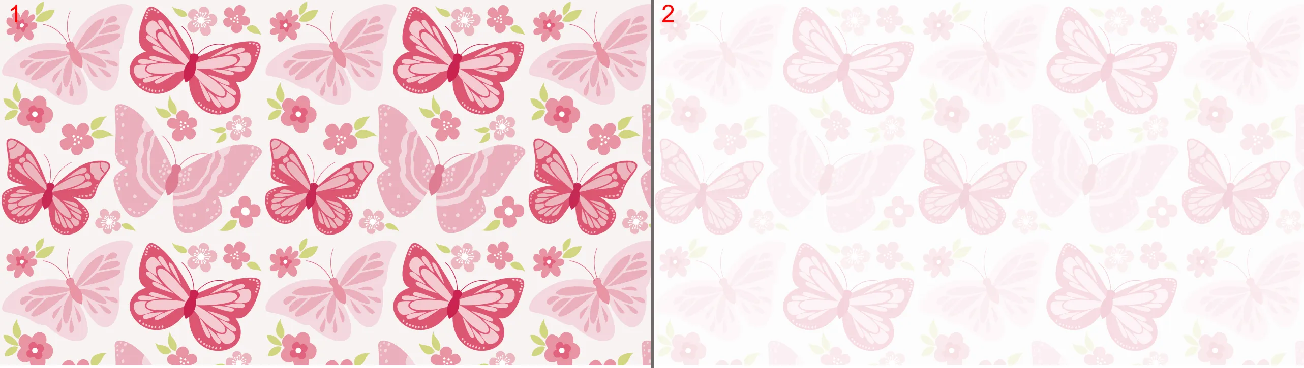 Pink fashion butterfly PPT background picture free download