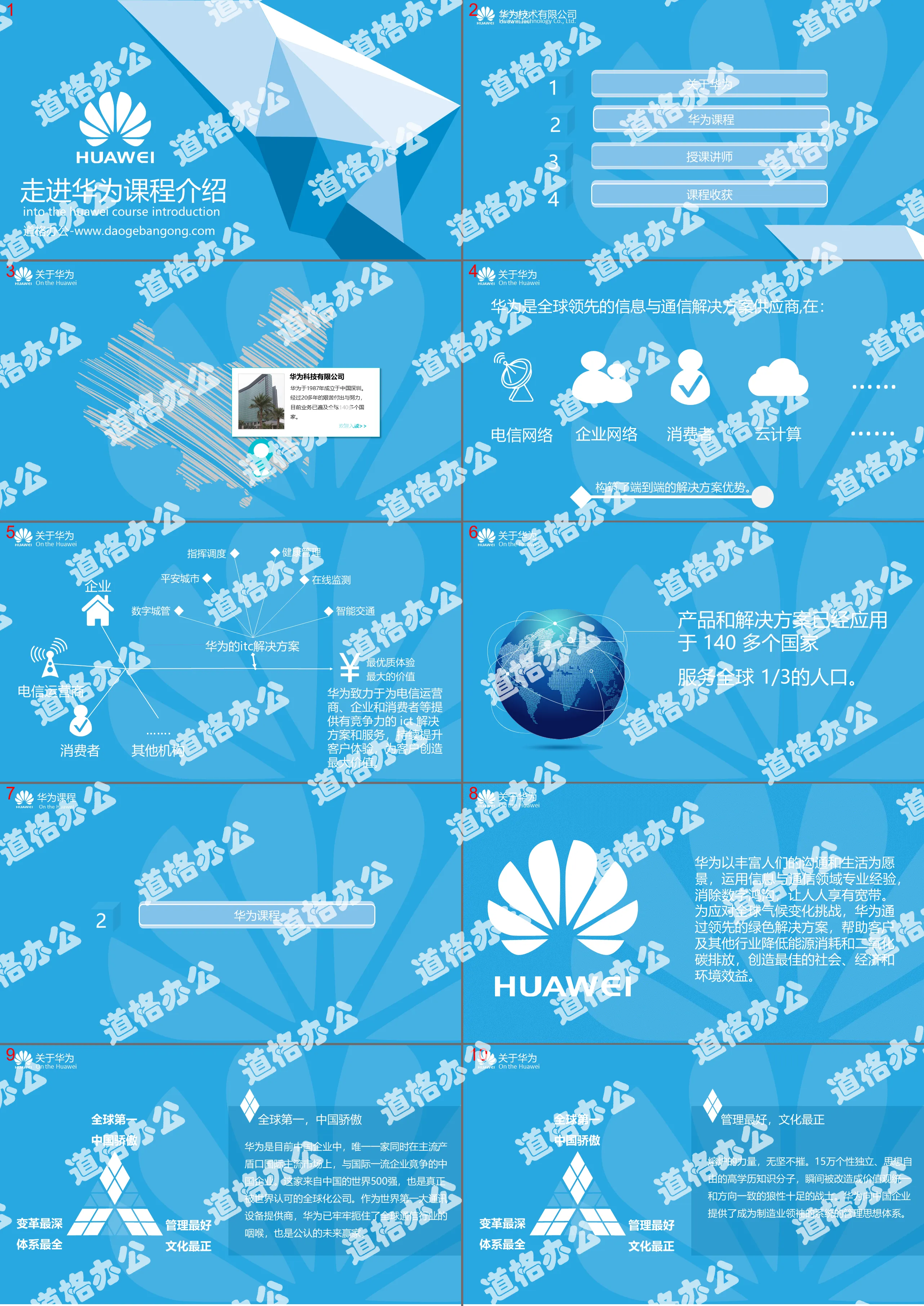 Walk into Huawei dynamic course introduction PPT download