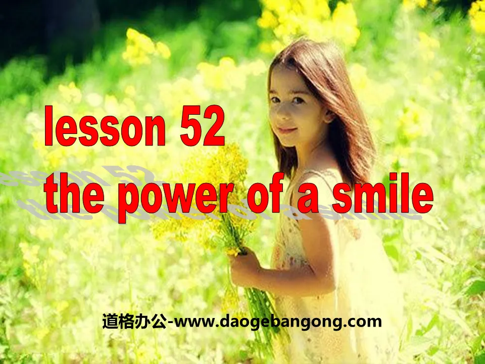 《The Power of a Smile》Communication PPT教學課件