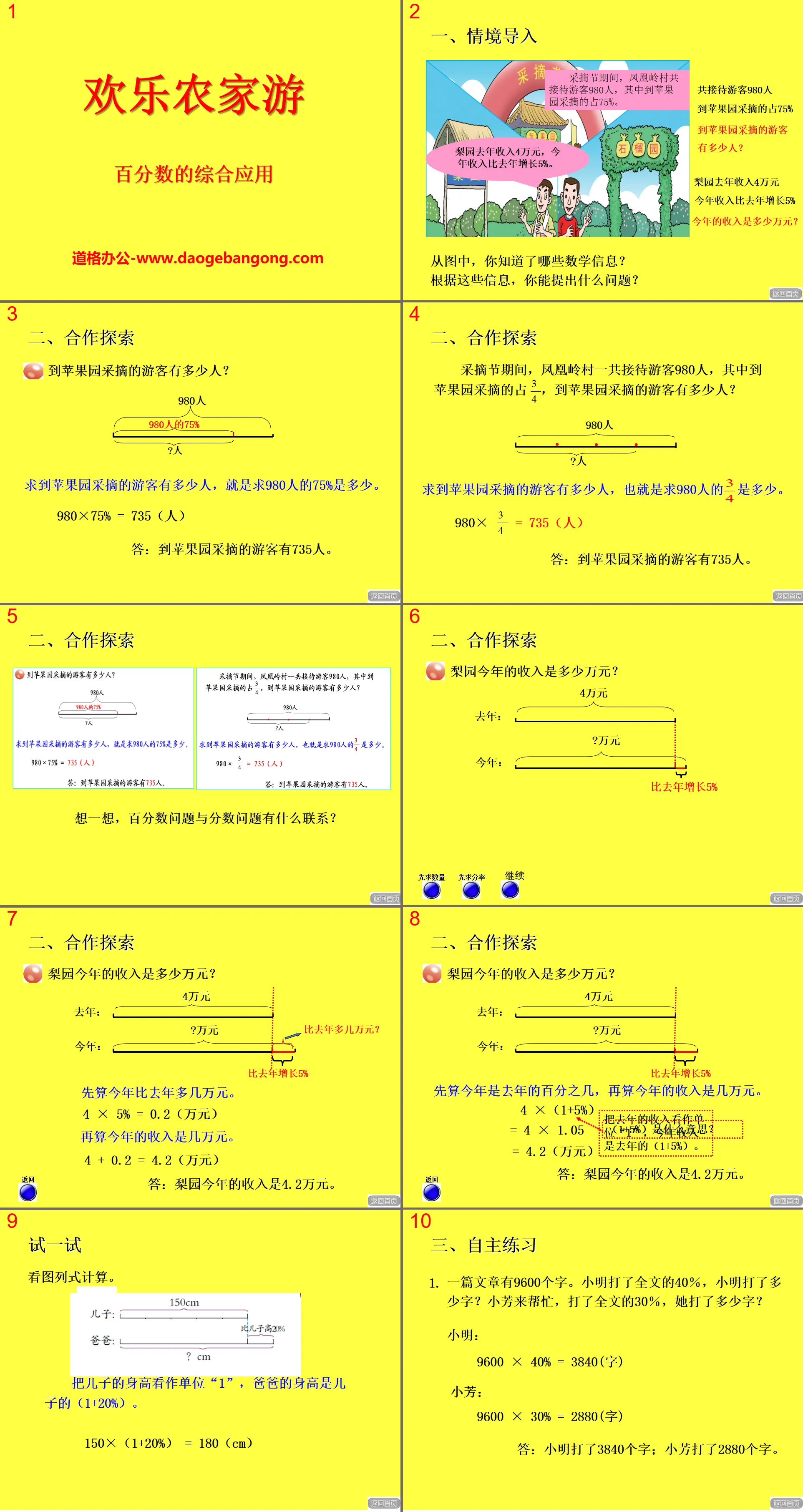 "Happy Farm Tour" PPT courseware 10