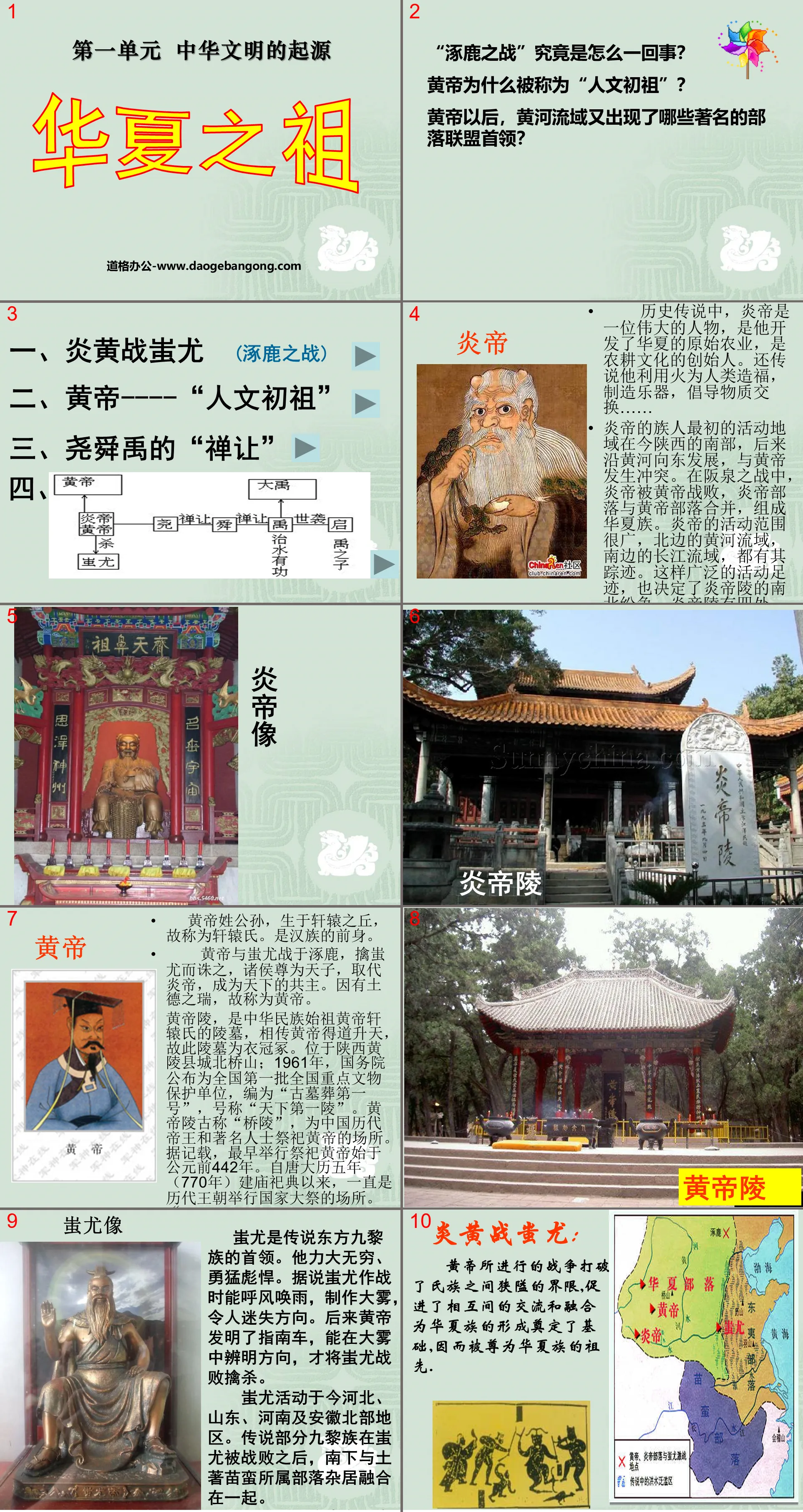 《华夏之祖》中华文明的起源PPT课件6
