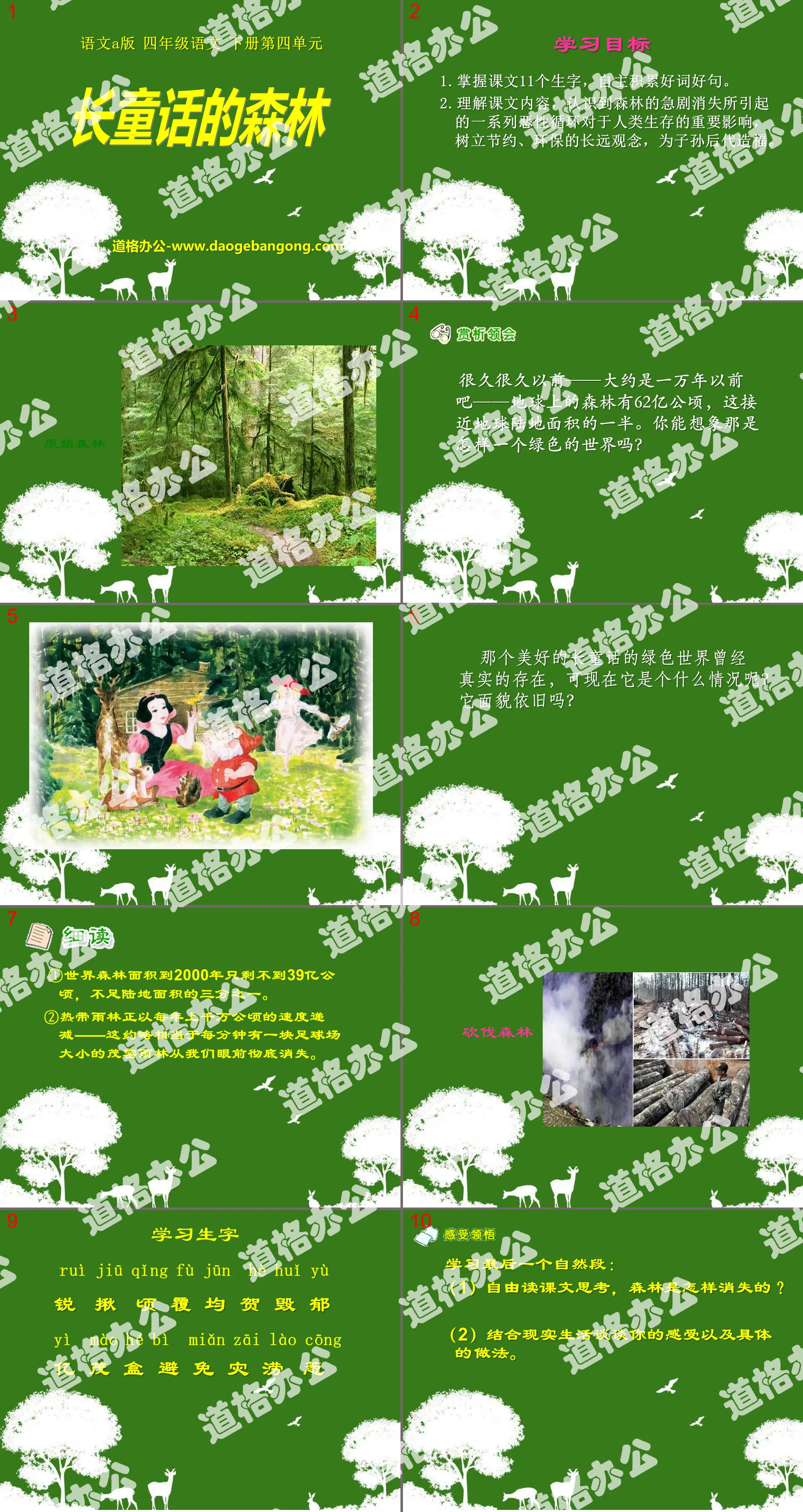 《長童話的森林》PPT課件3