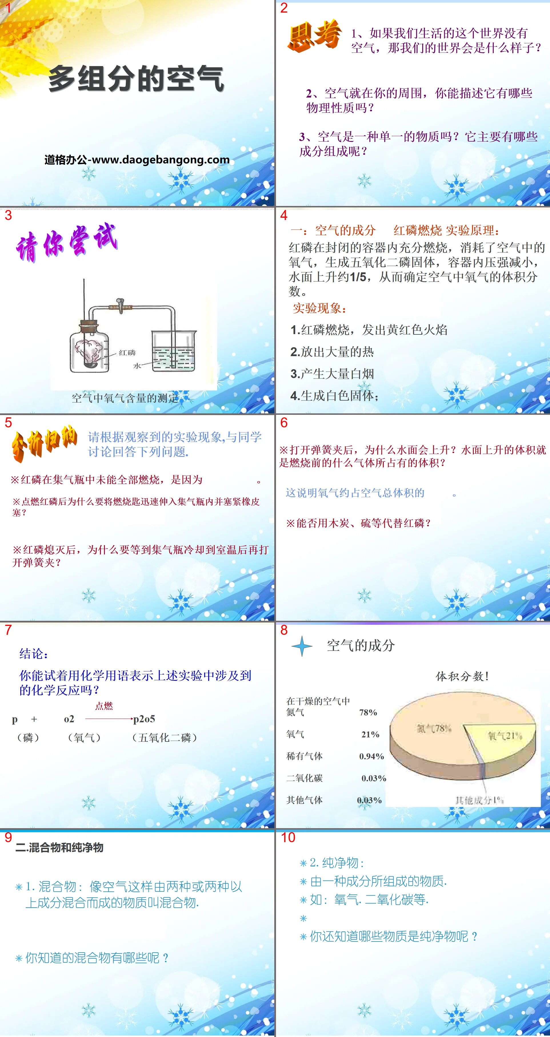 《多组分的空气》空气和水PPT课件2
