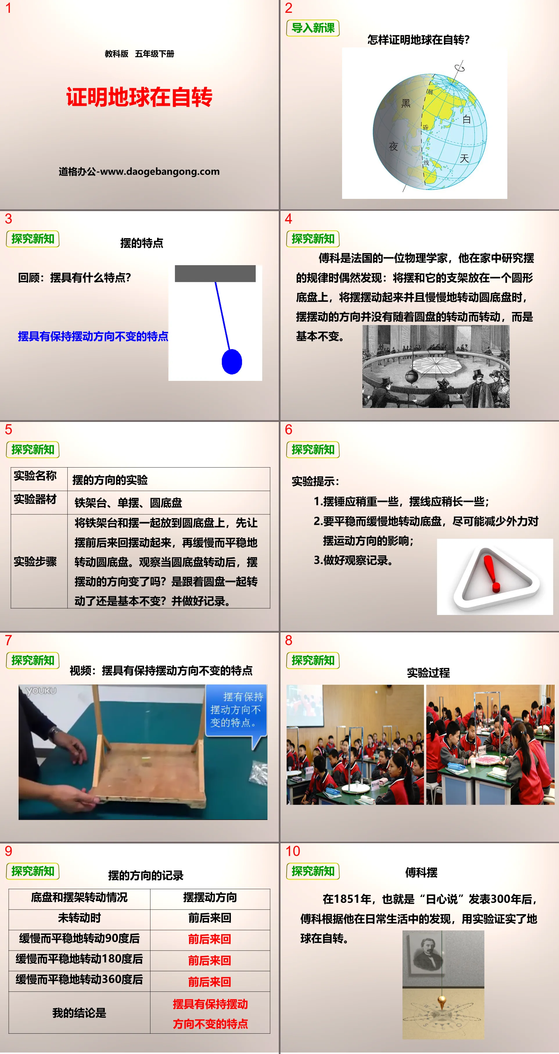 "Prove that the Earth is Rotating" Earth's Motion PPT Download