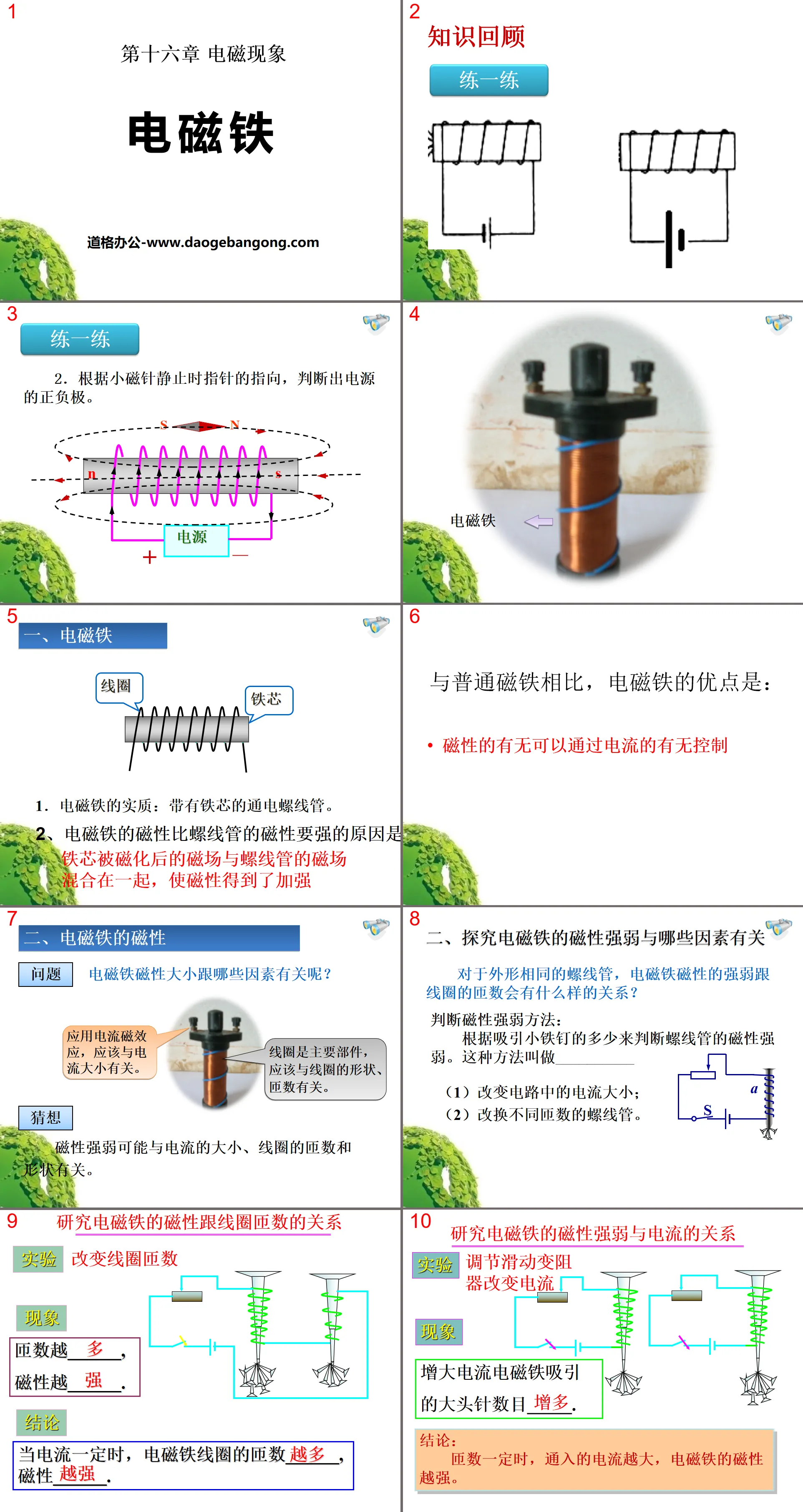 《电磁铁》电磁现象PPT课件2
