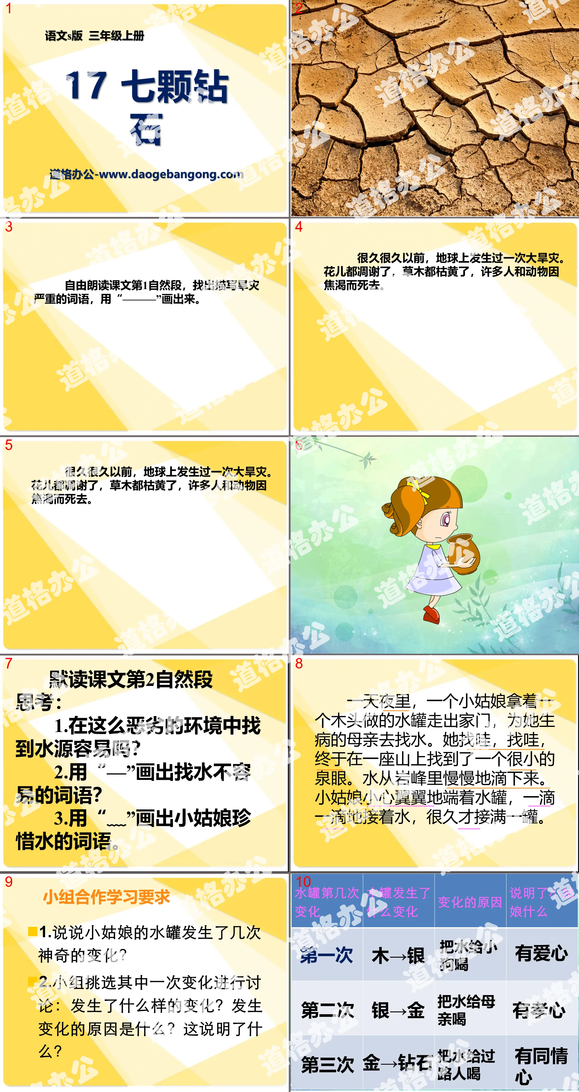 《七顆鑽石》PPT課件10