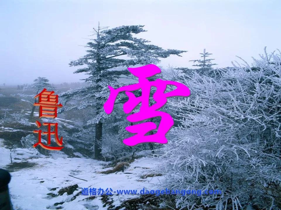 《雪》PPT课件2
