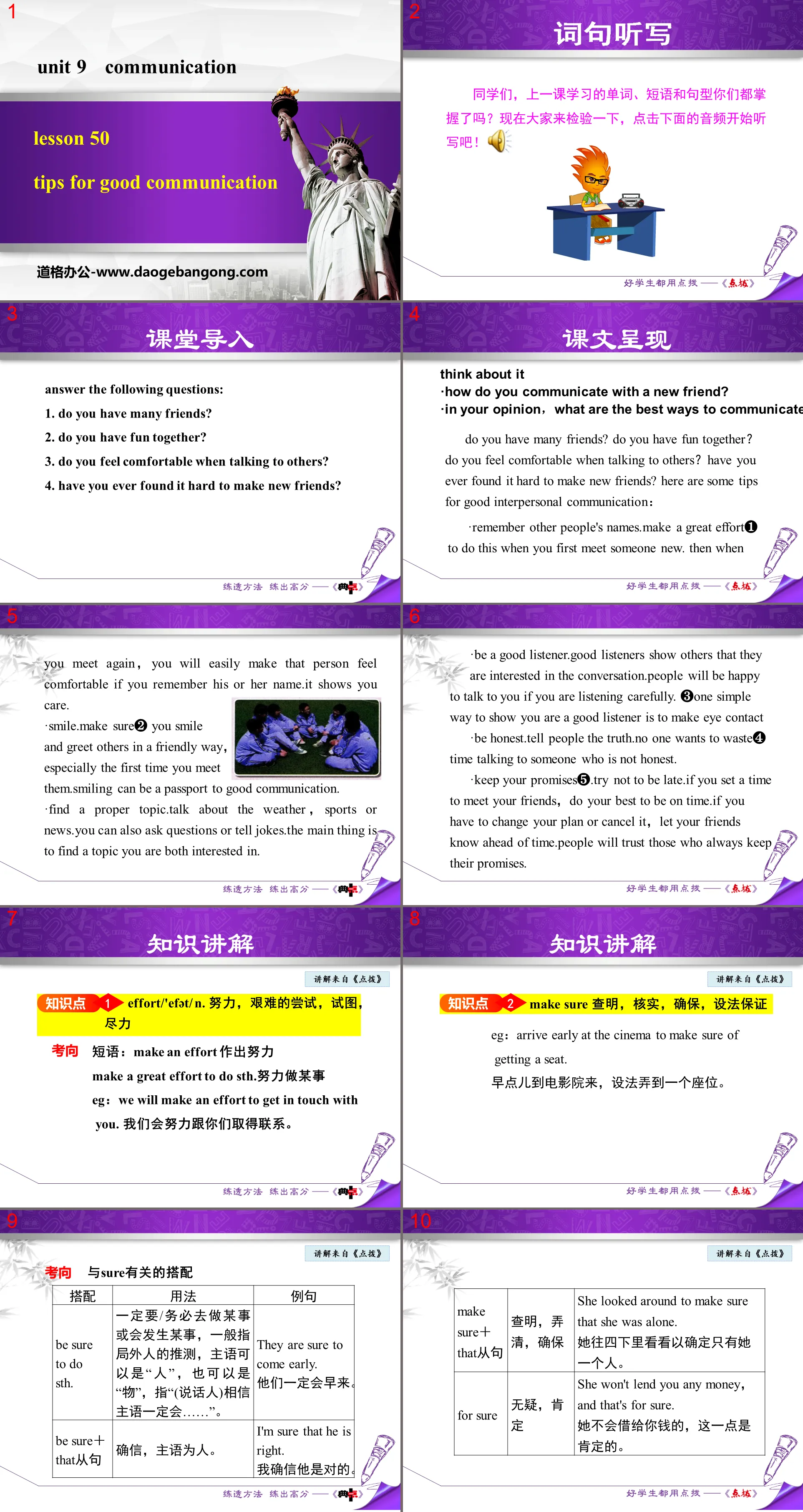 《Tips for Good Communication》Communication PPT下载
