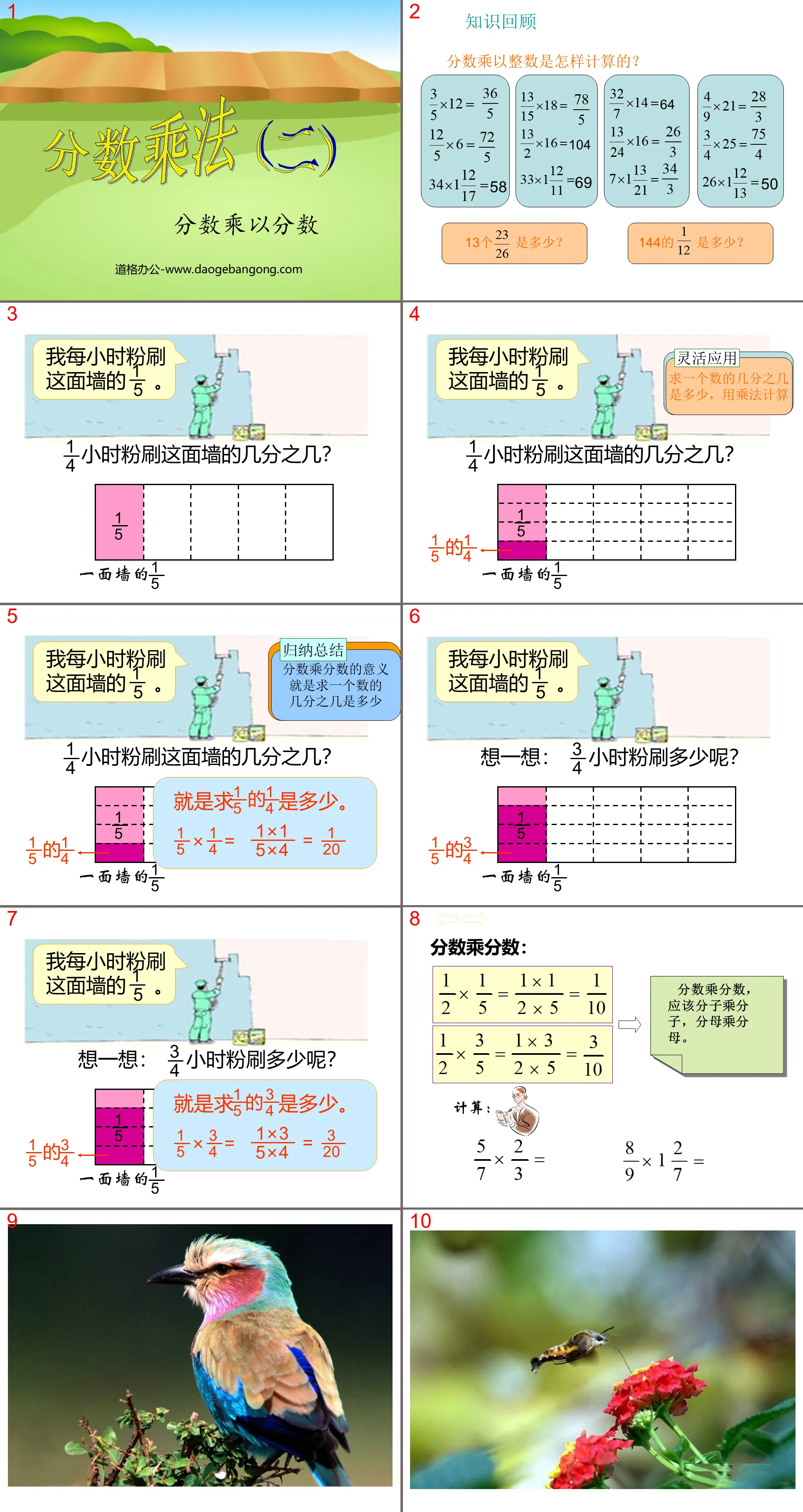 《分數乘法》PPT課程2