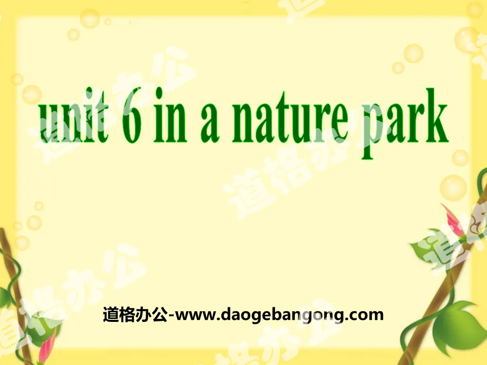 《In a nature park》PPT课件4
