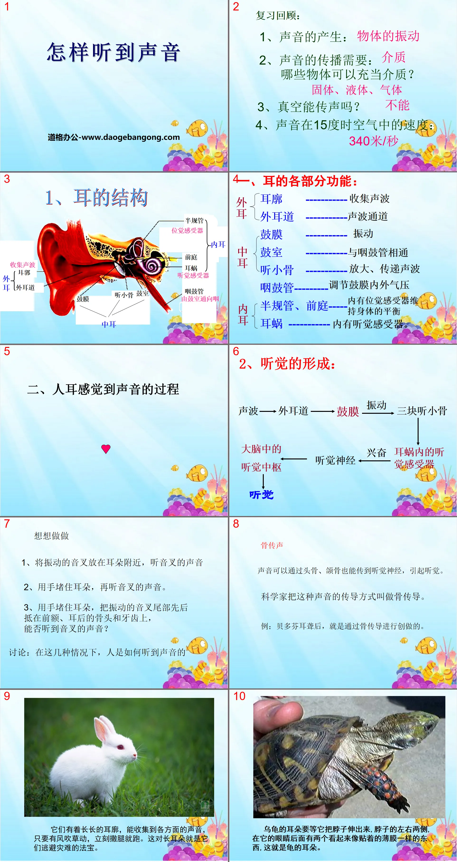 《怎麼聽到聲音》PPT