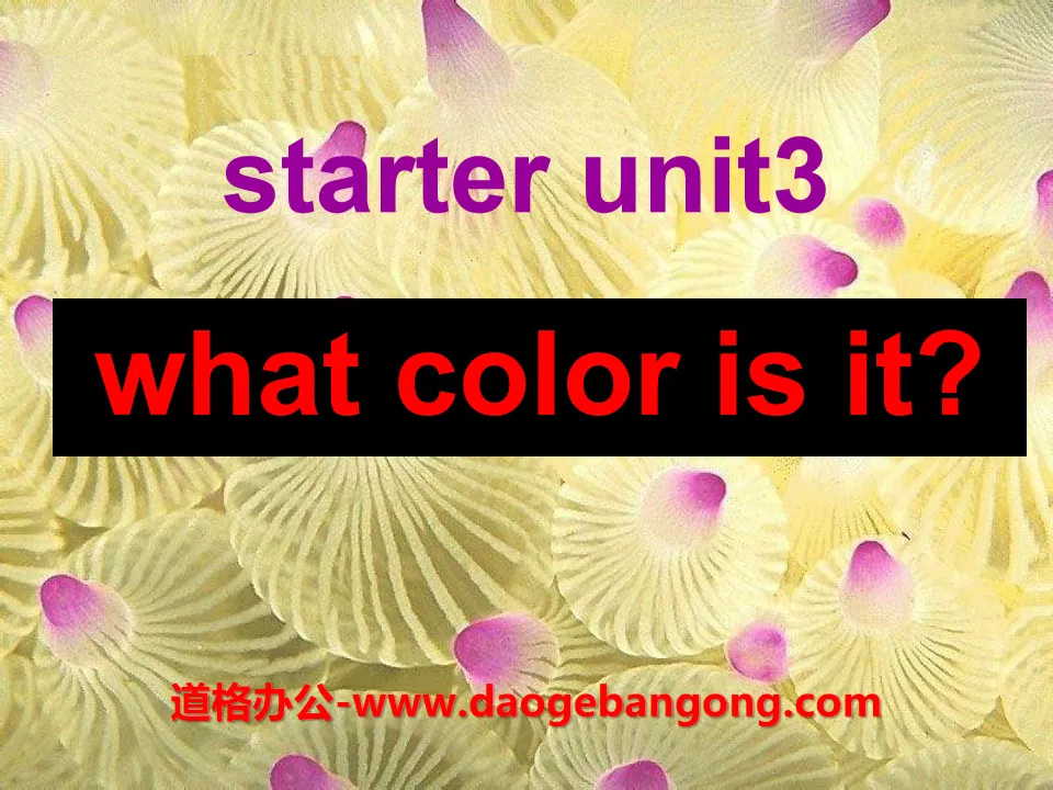 《What colour is it?》PPT课件3
