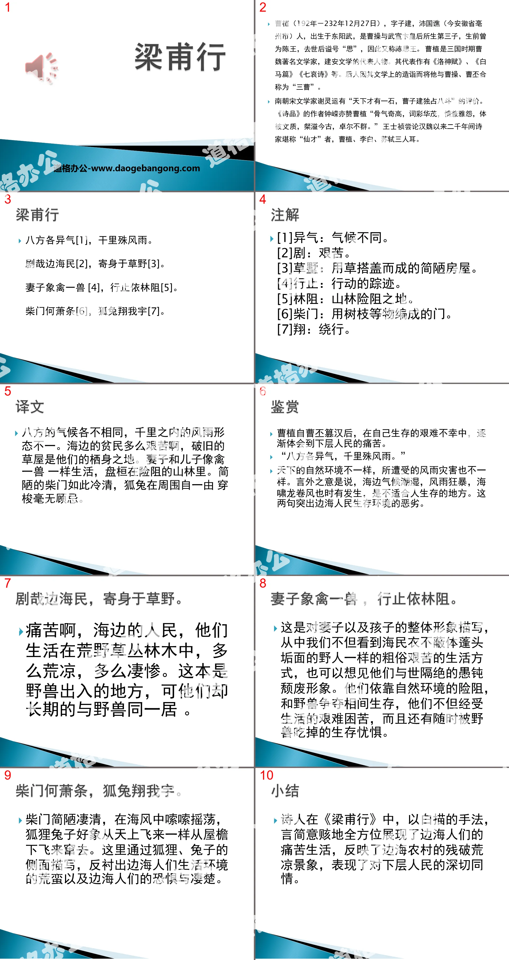 "Liang Fuxing" PPT courseware