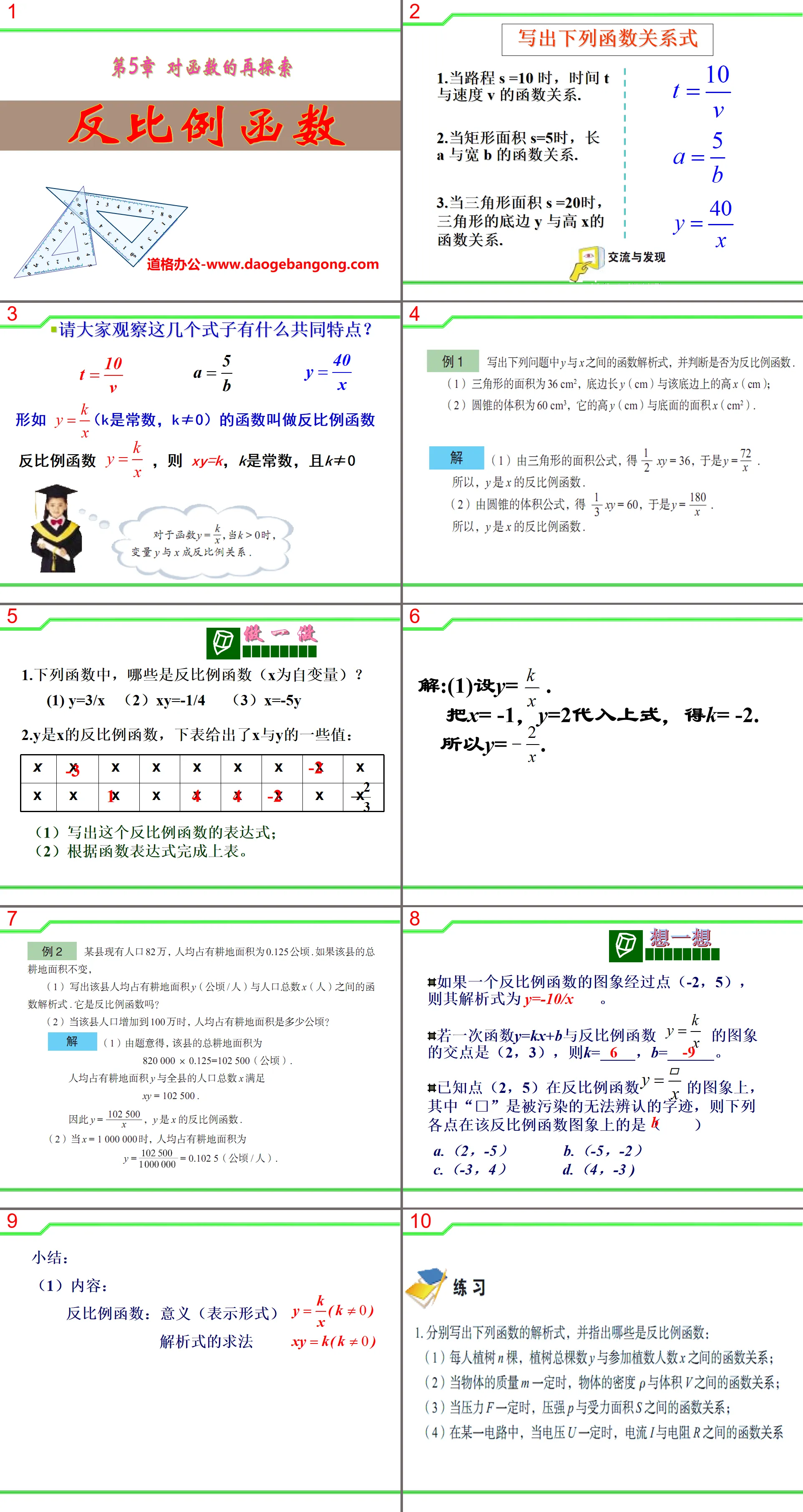 《反比例函数》PPT课件7
