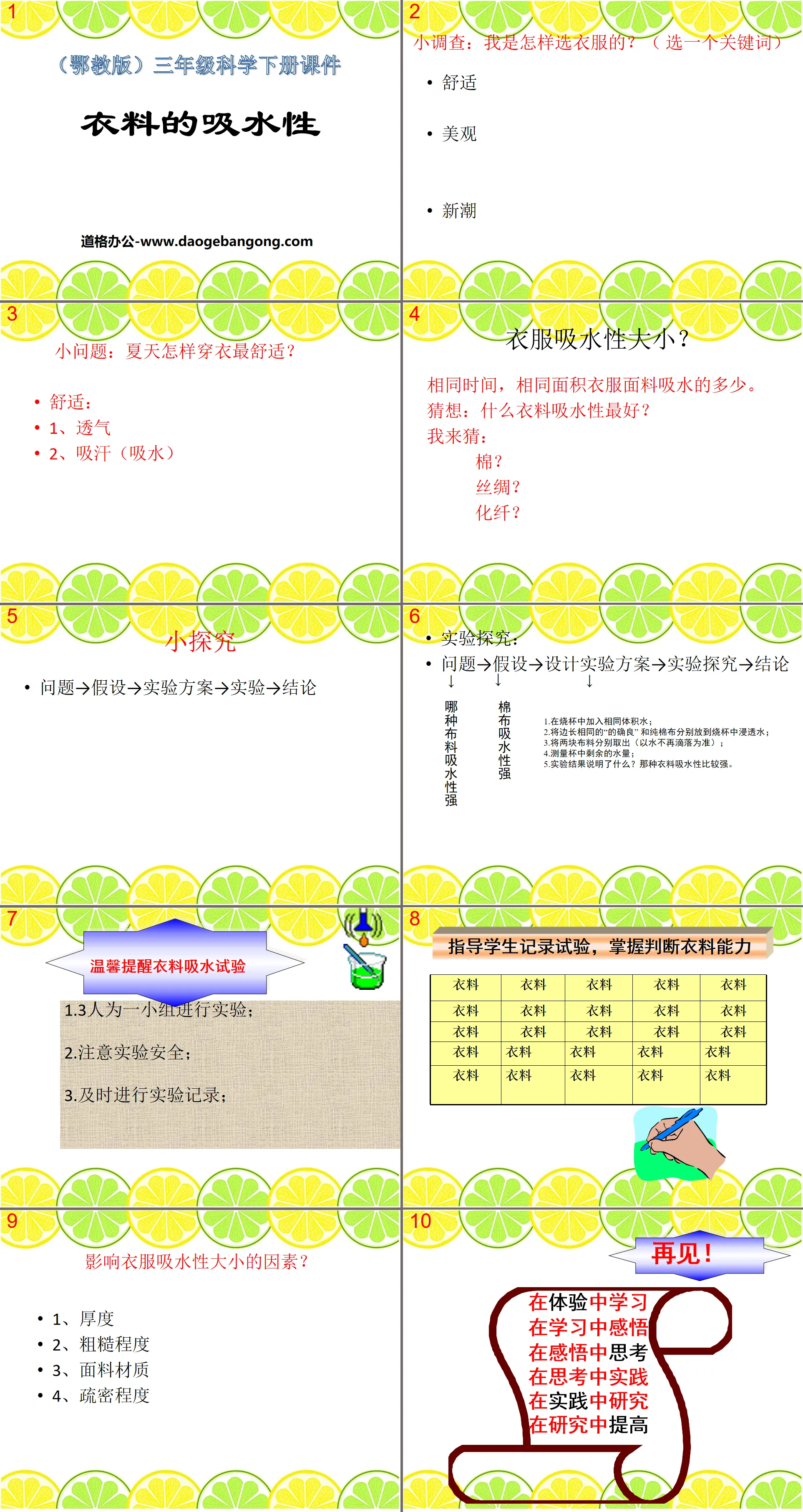 《衣料的吸水性》PPT课件2
