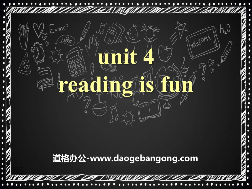 《Reading is fun》PPT