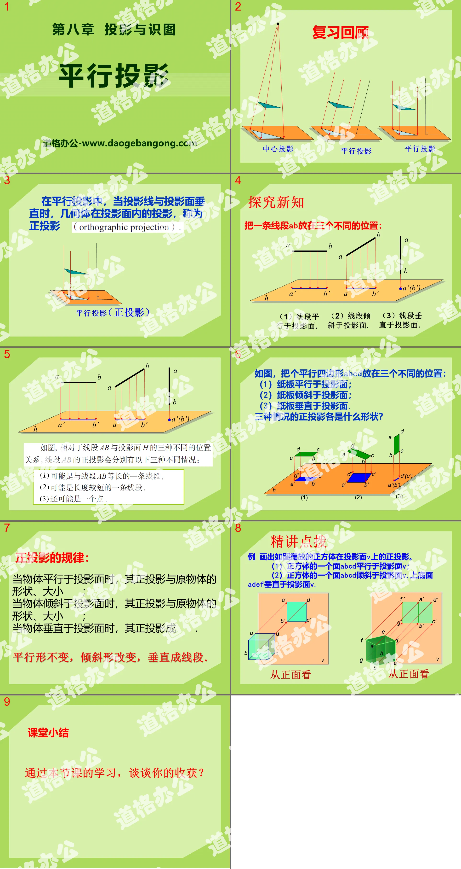 《平行投影》PPT课件2
