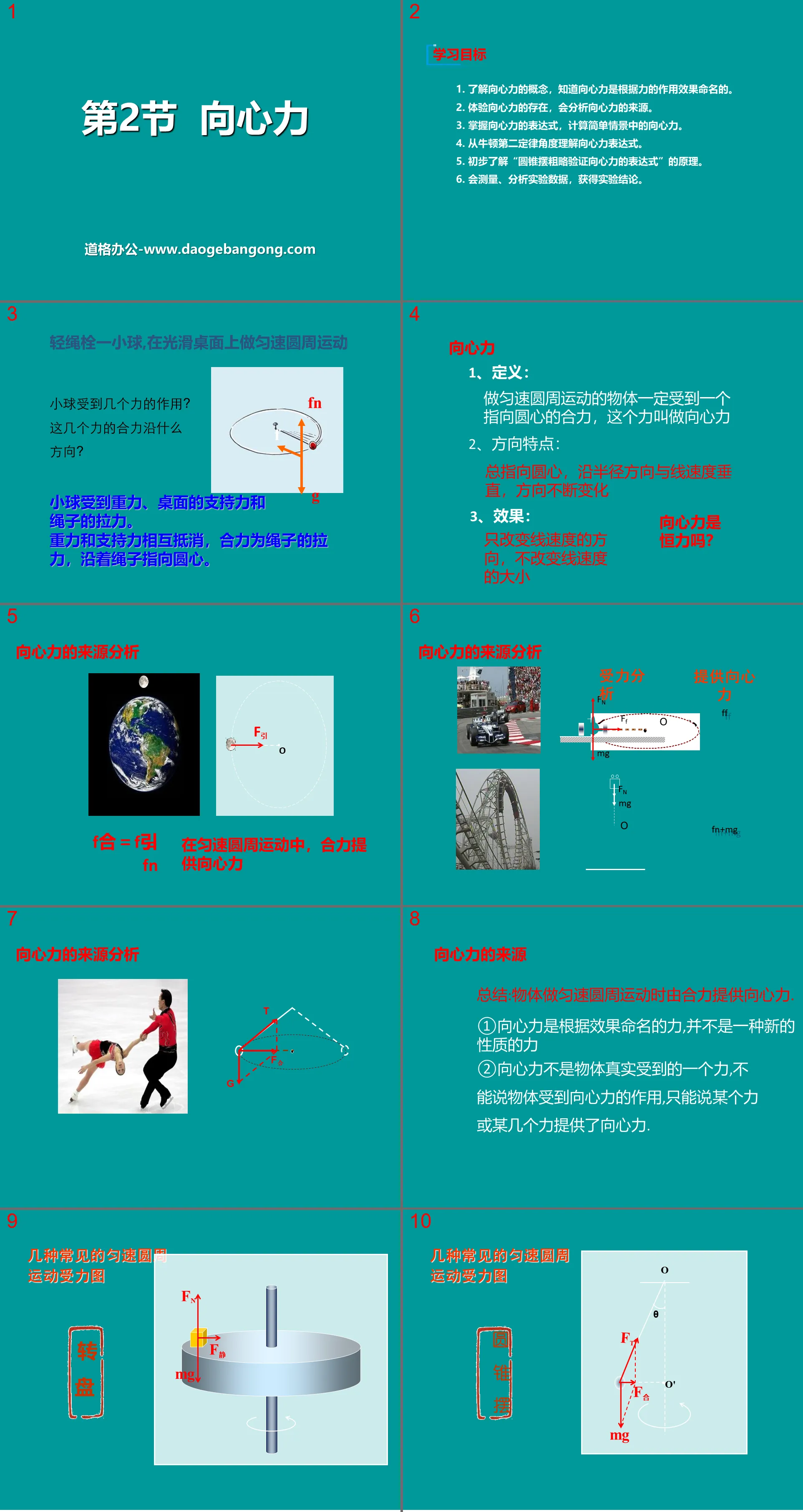 "Centripetal Force" Circular Motion PPT