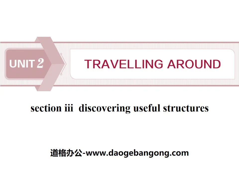 "Travelling Around" Discovering Useful Structures PPT courseware