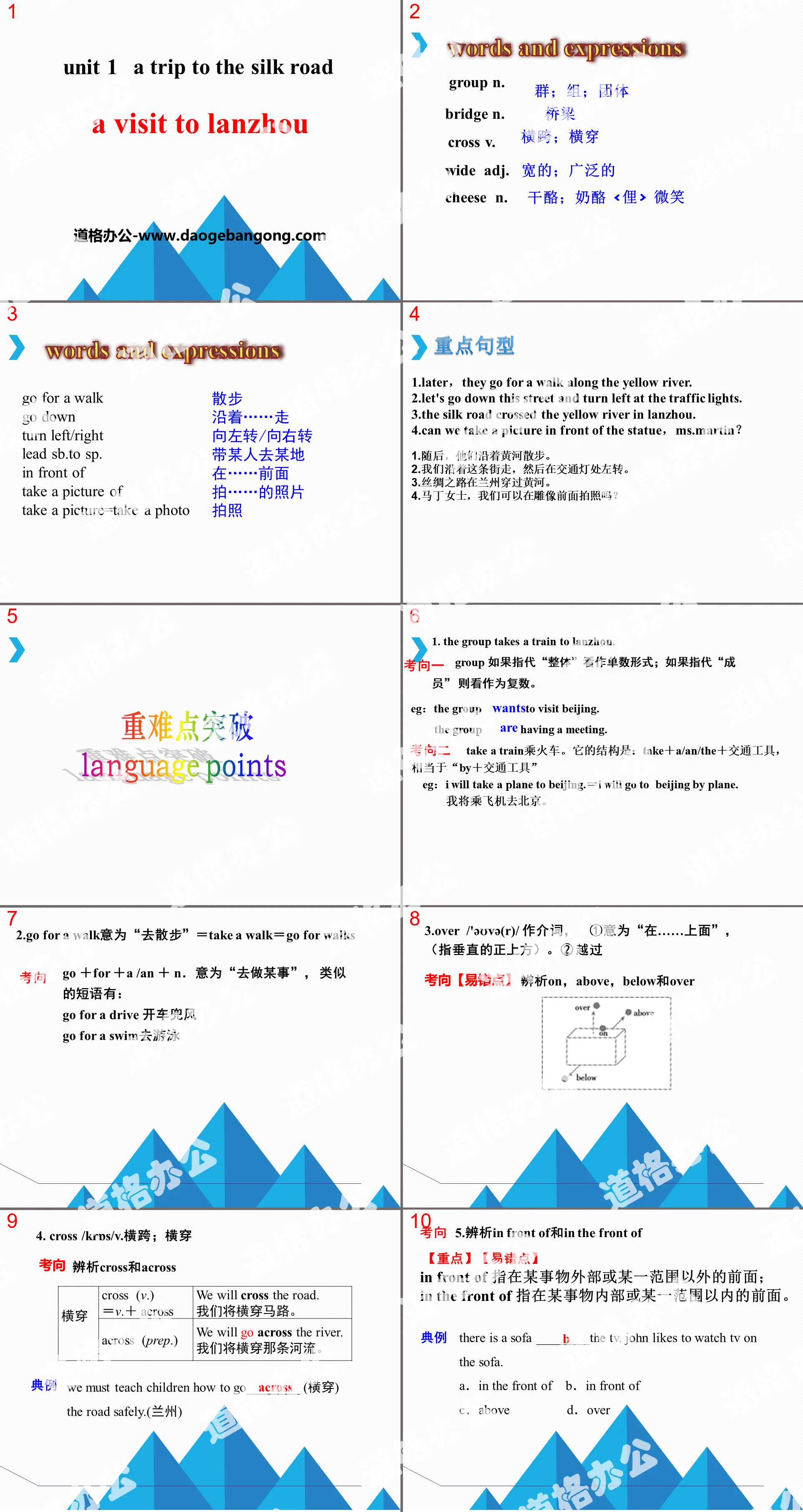 《A Visit to Lanzhou》A Trip to the Silk Road PPT