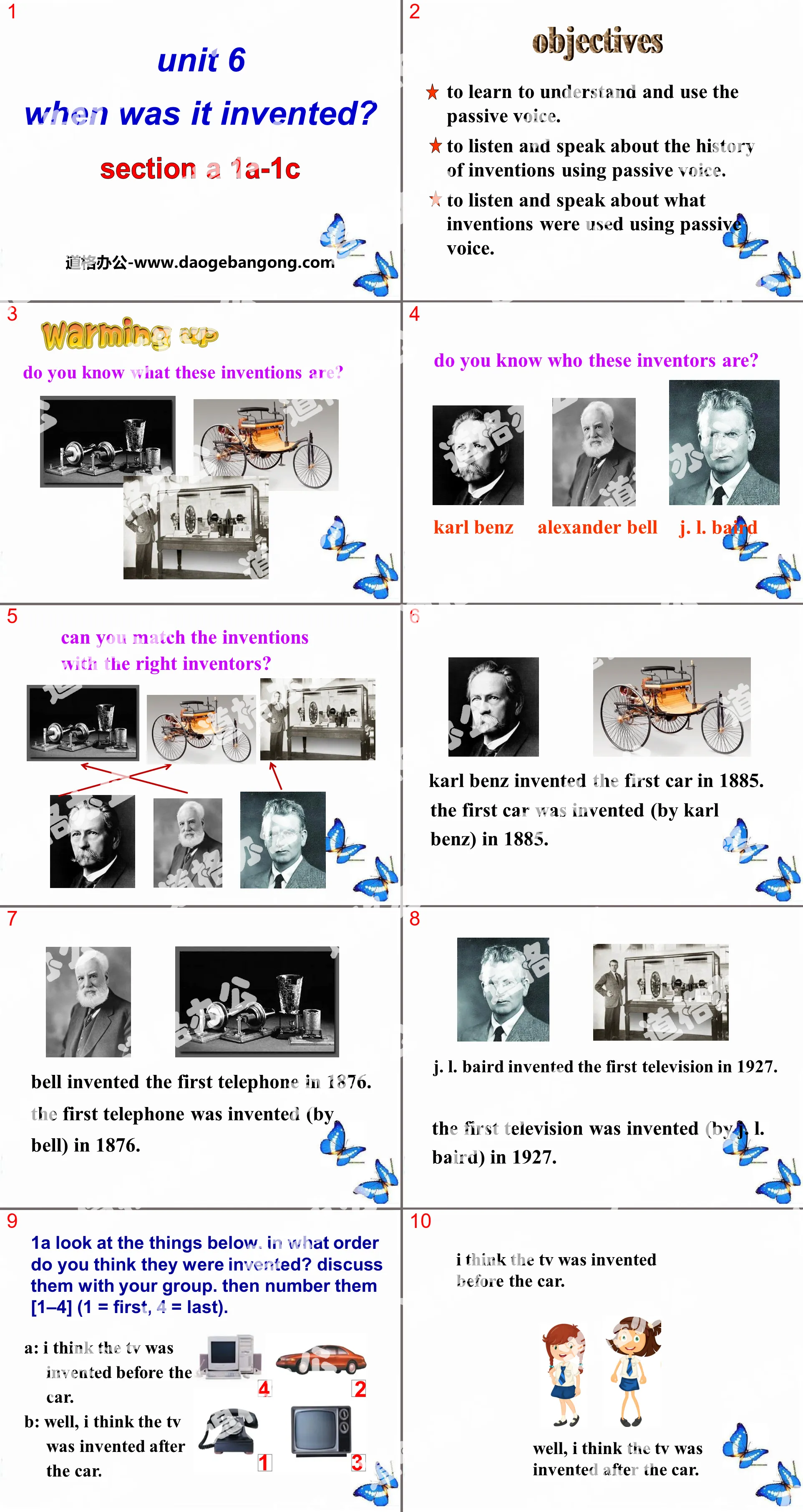 "When was it invented?" PPT courseware 18