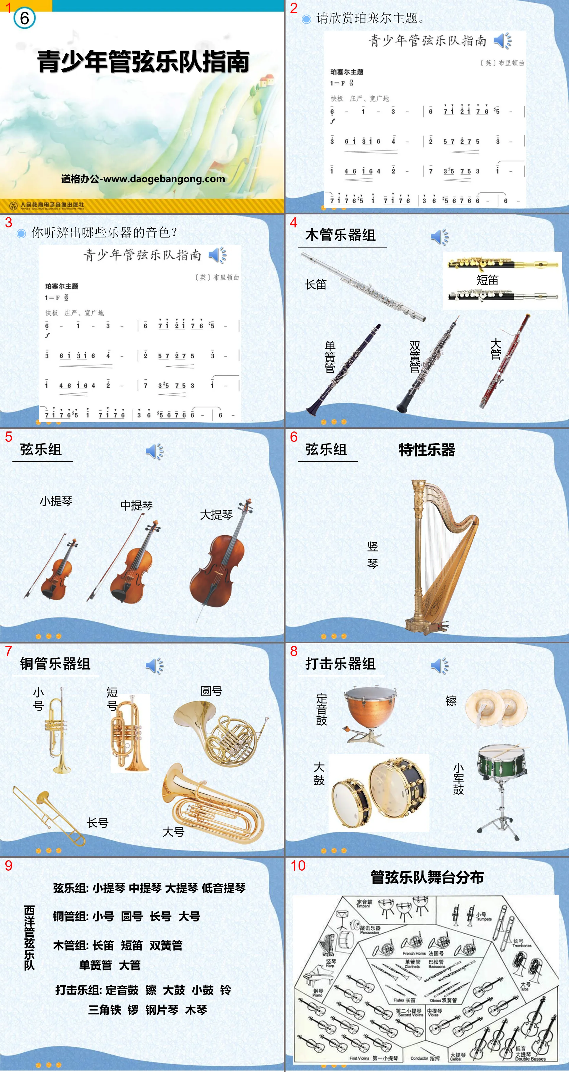 "Youth Orchestra Guide" PPT courseware