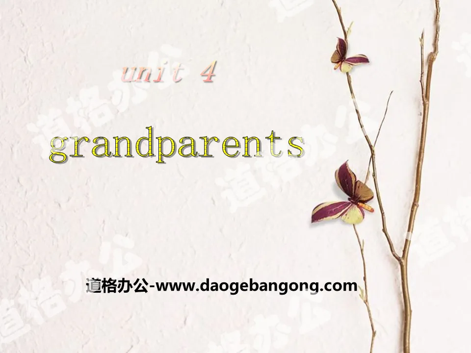 "Grandparents" PPT