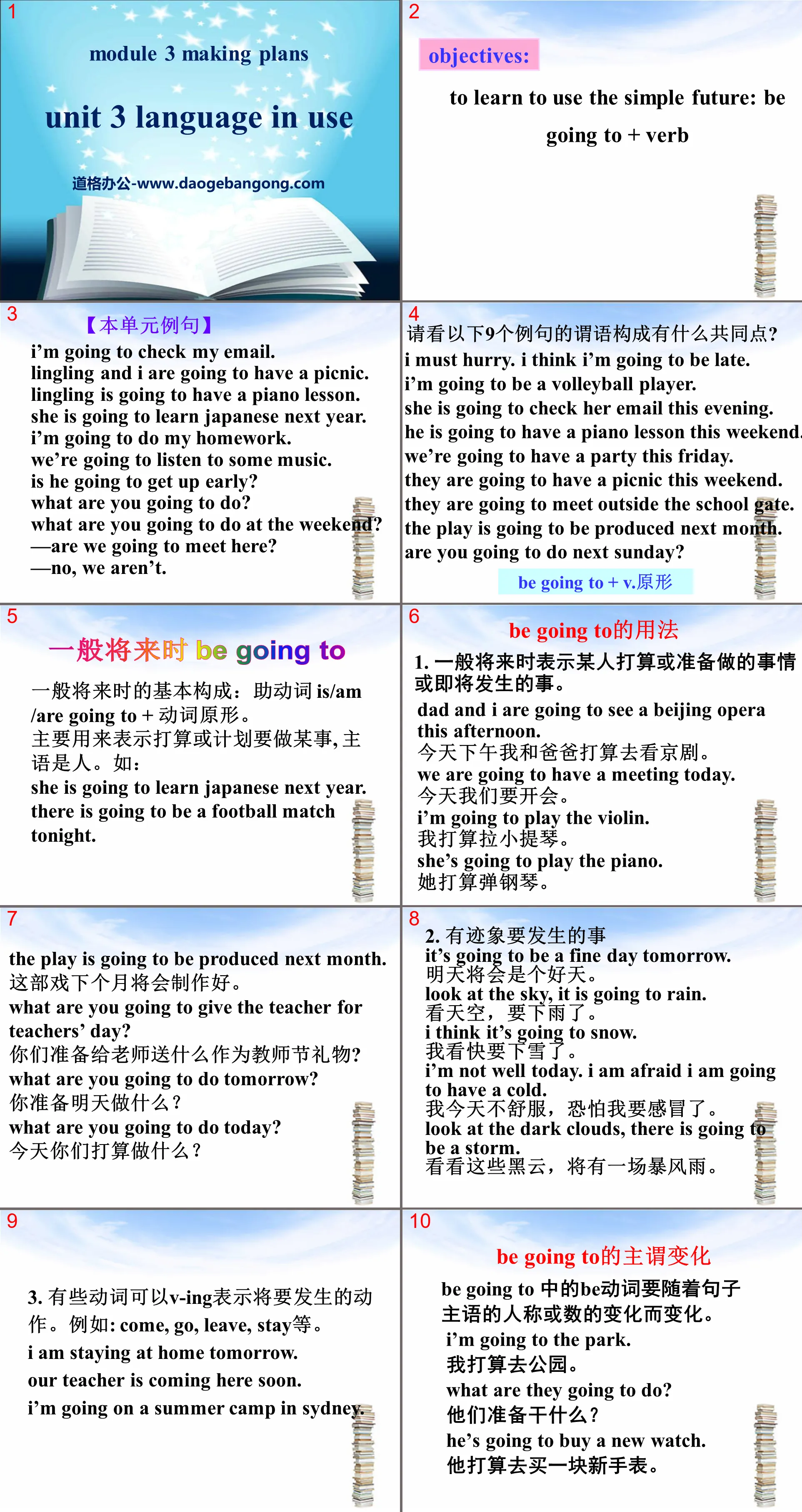 《Language in use》Making plans PPT课件3