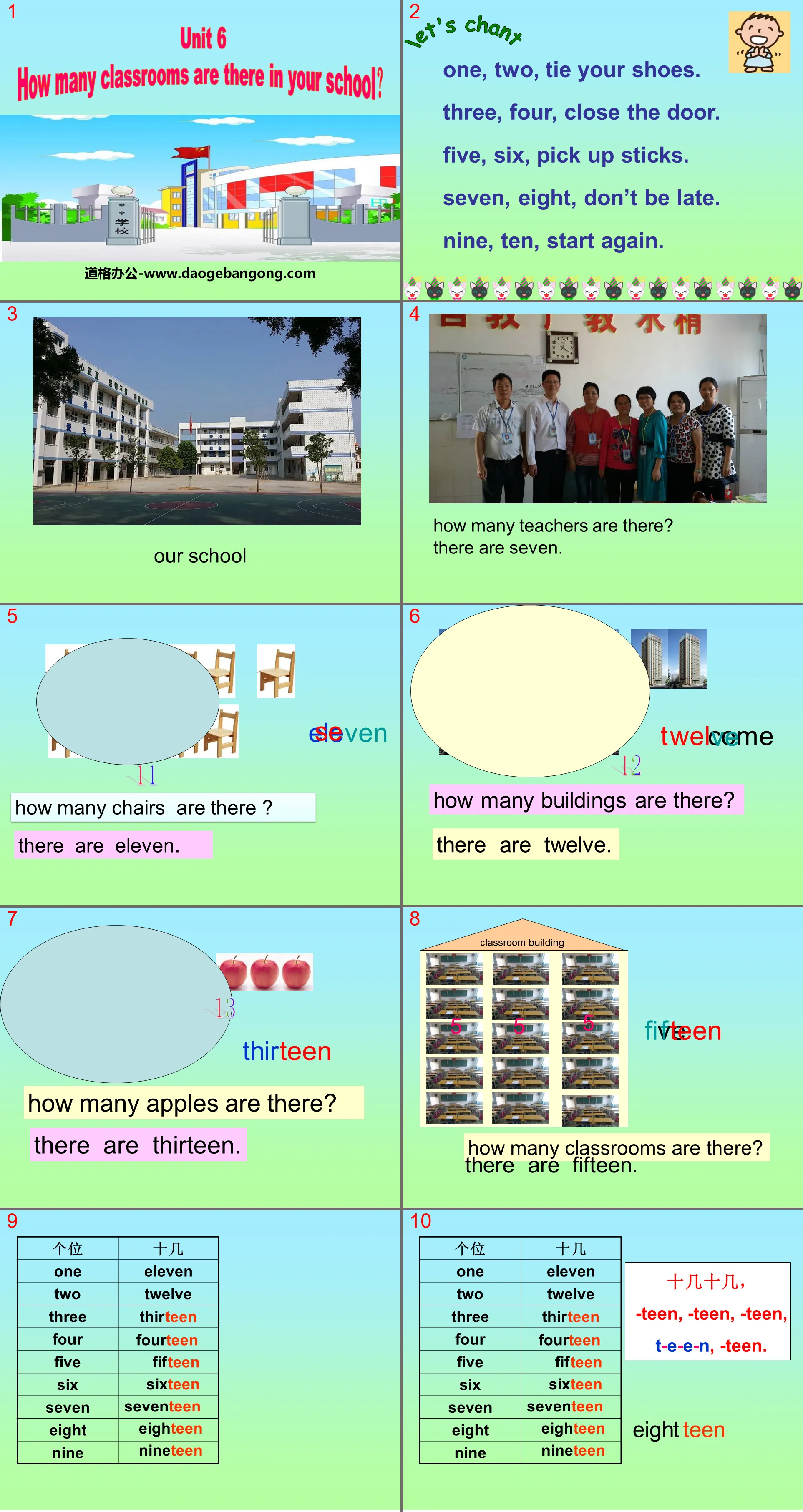 《How many classrooms are there in your school》PPT课件