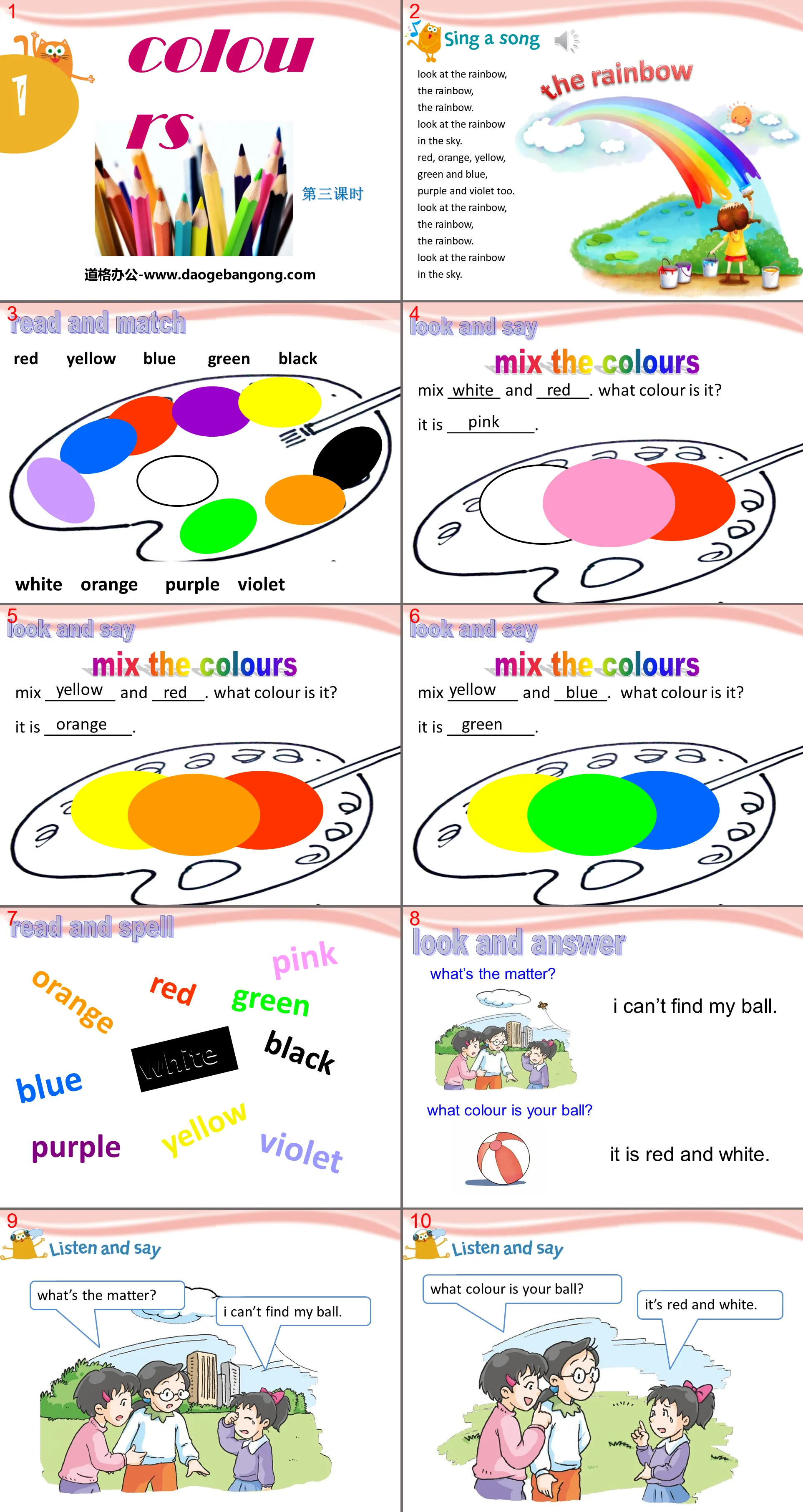 Téléchargement PPT « Couleurs »