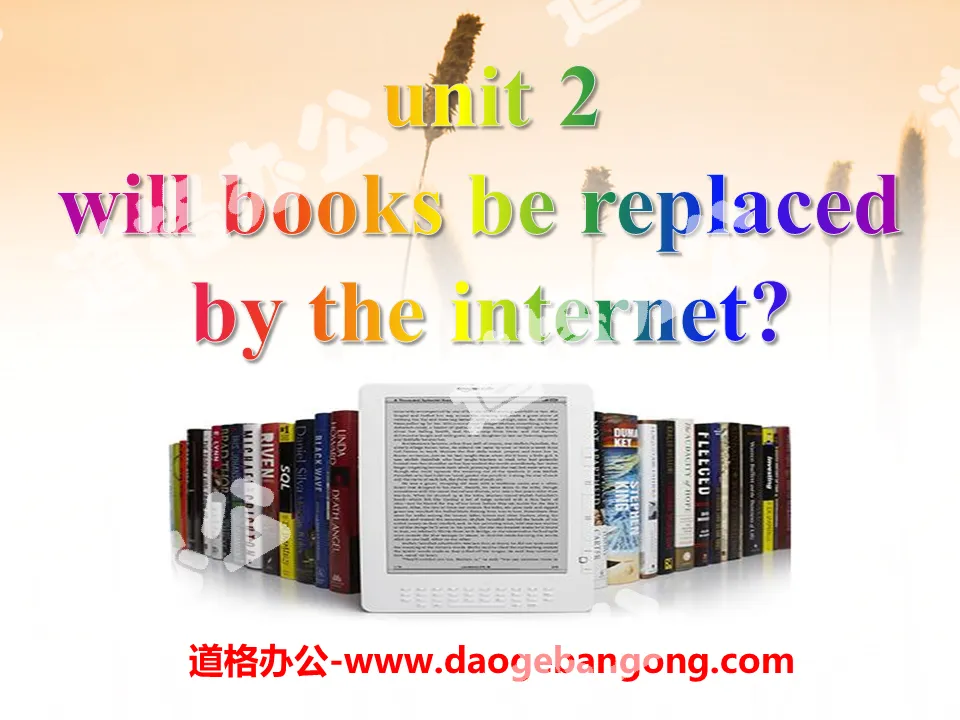 《Will books be replaced by the Internet?》Great inventions PPT課件2