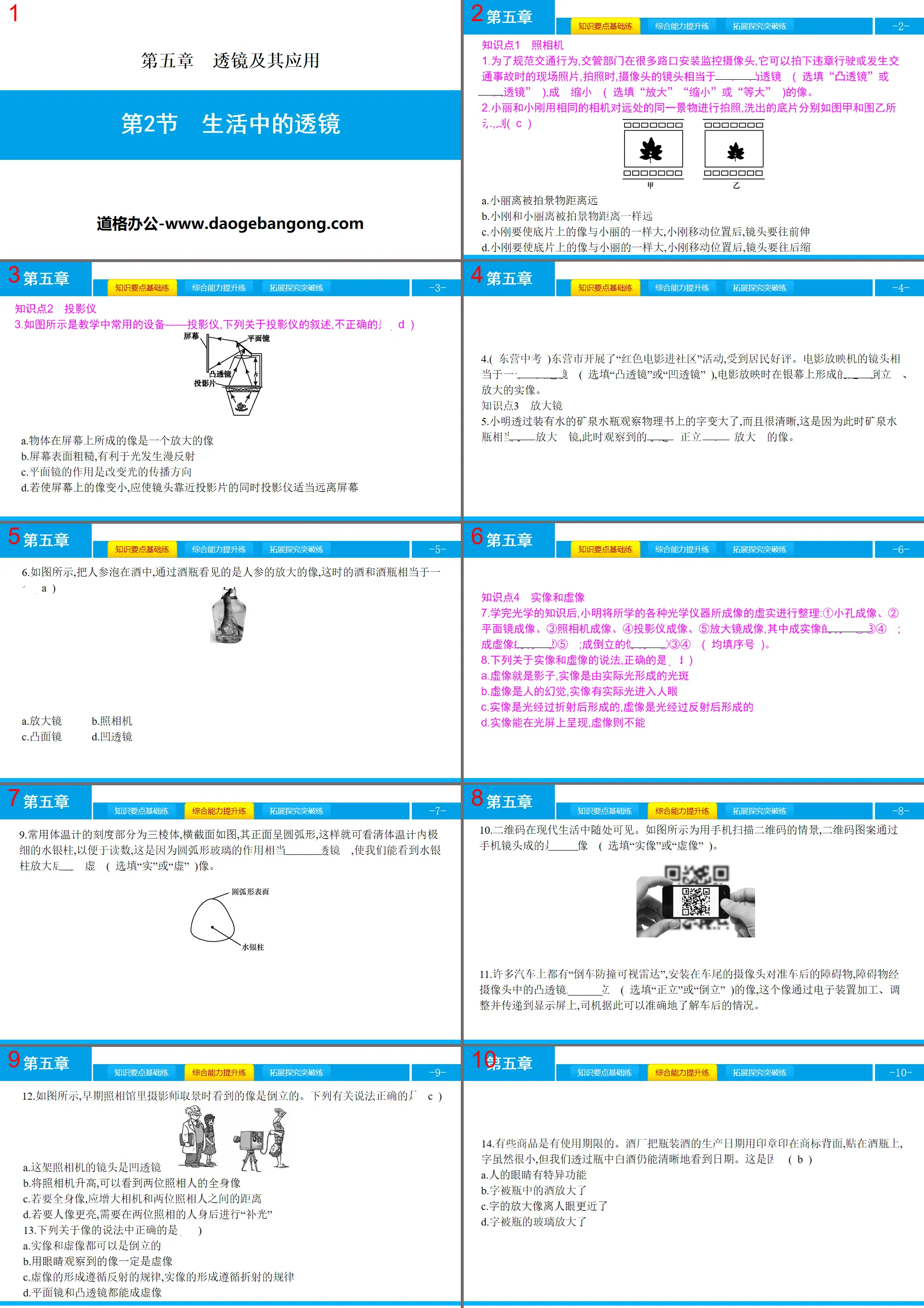 "Lens in Life" Lenses and their applications PPT download