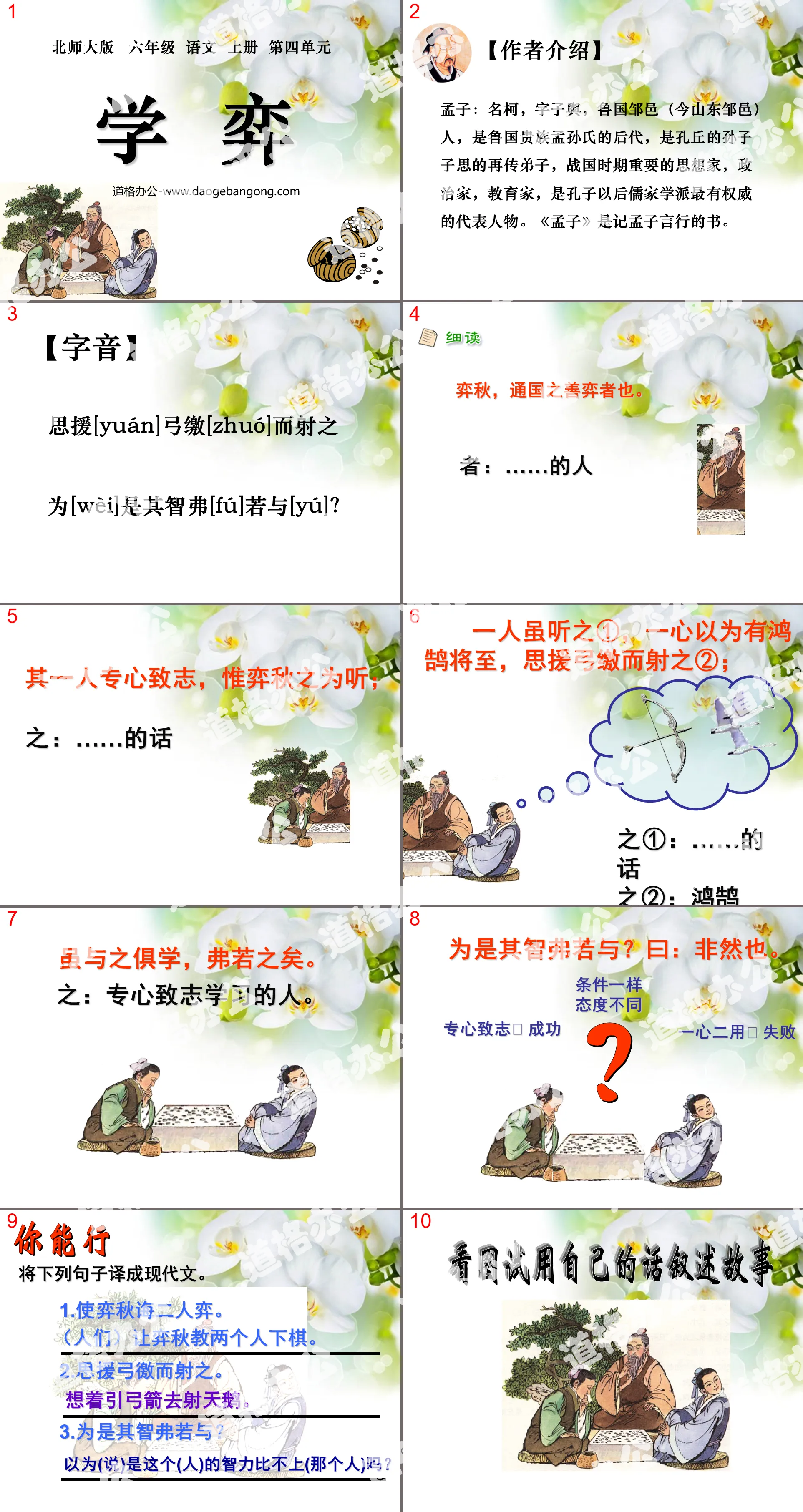 《学弈》PPT课件2
