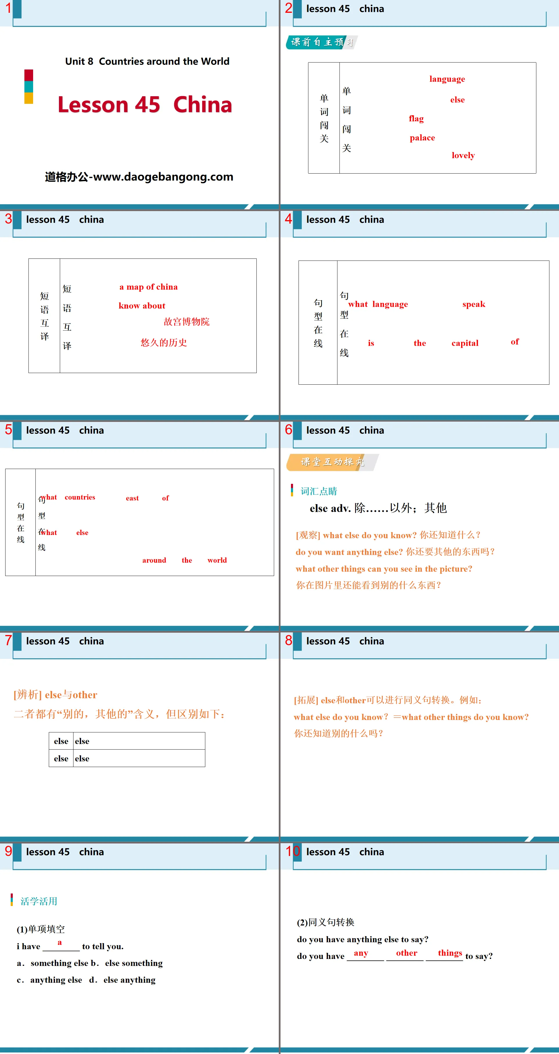 《China》Countries around the World PPT课件下载
