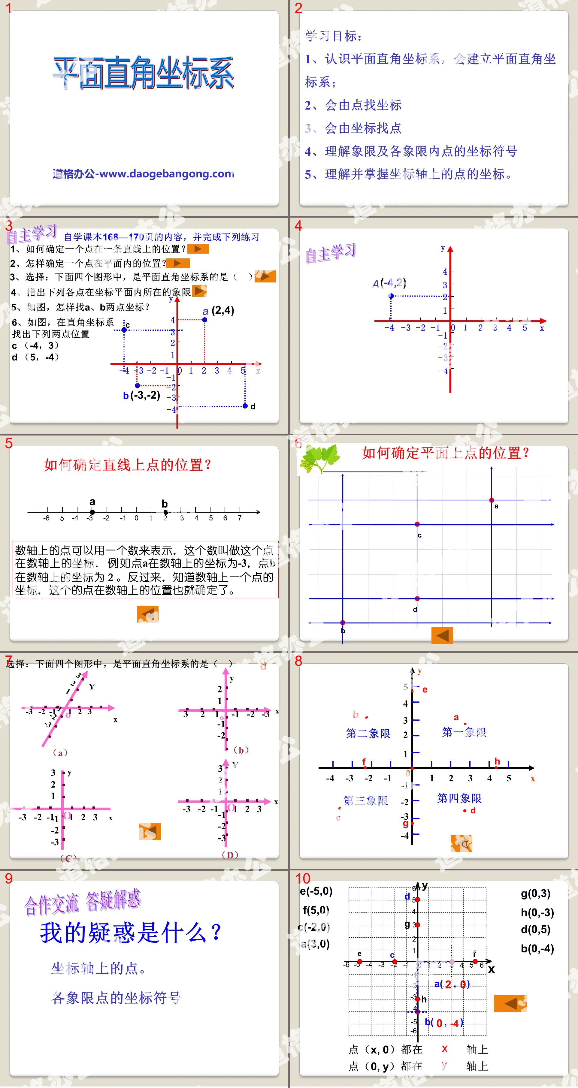 《平面直角坐标系》PPT课件5
