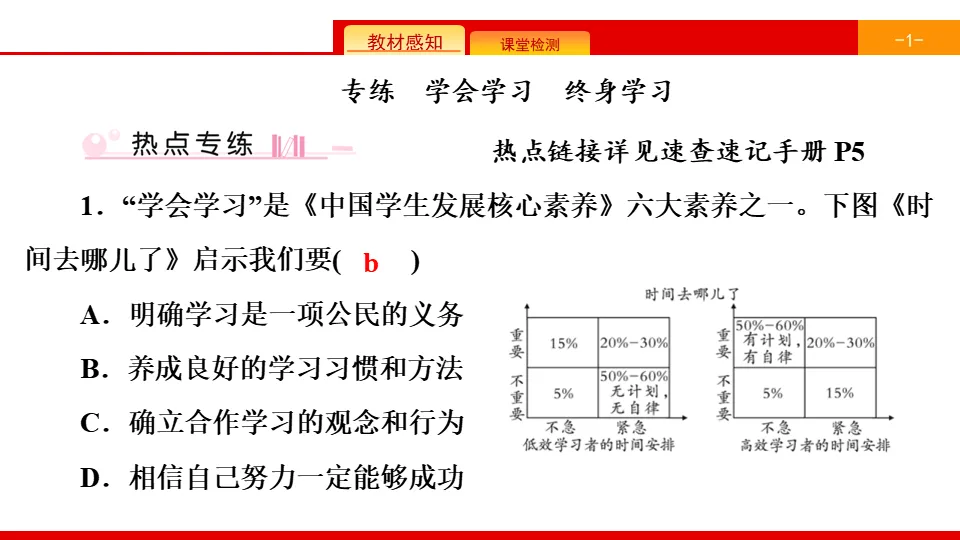 《单元时政热点专练》成长的节拍PPT